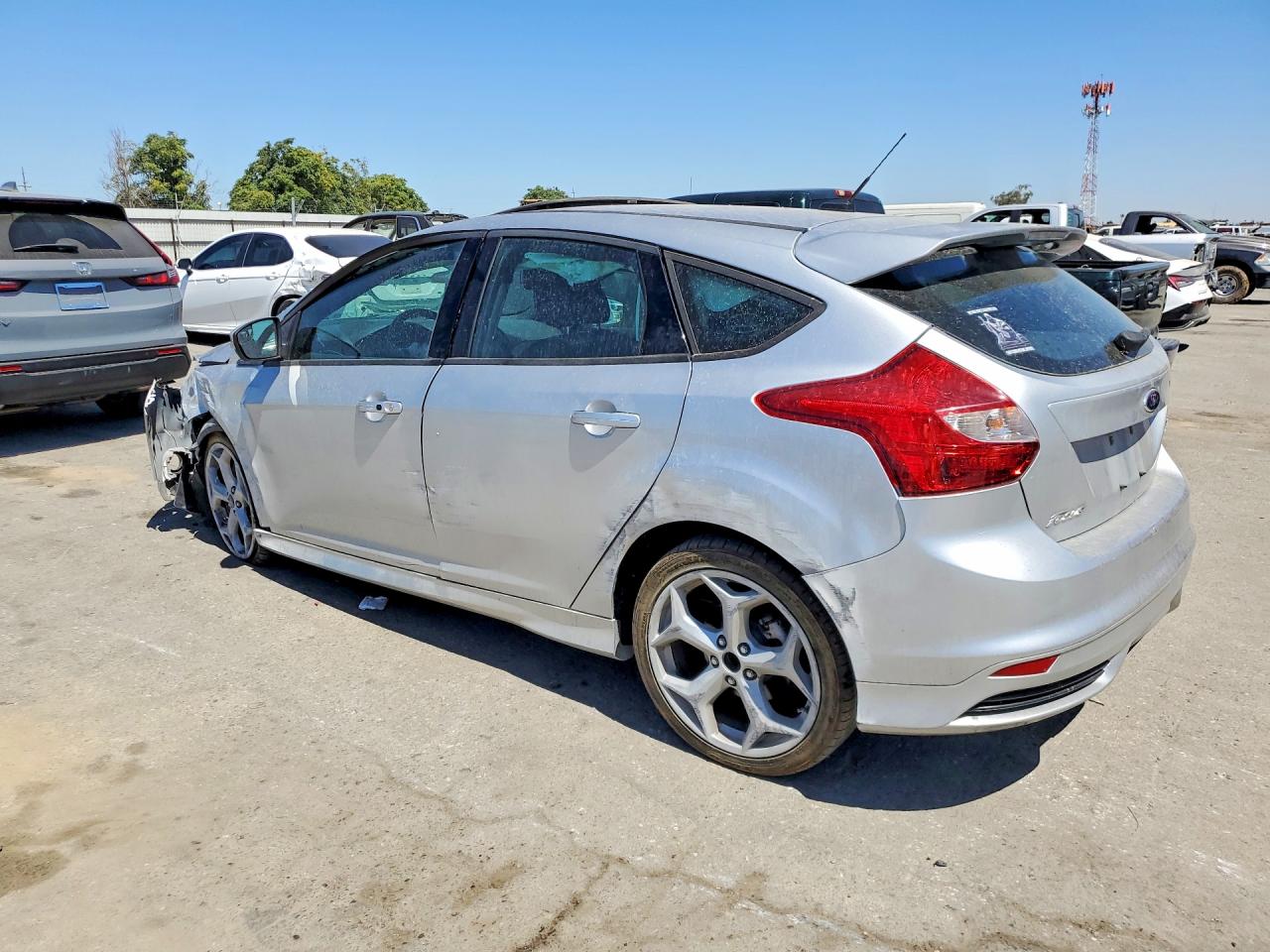 2014 Ford Focus St Silver vin: 1FADP3L90EL111717