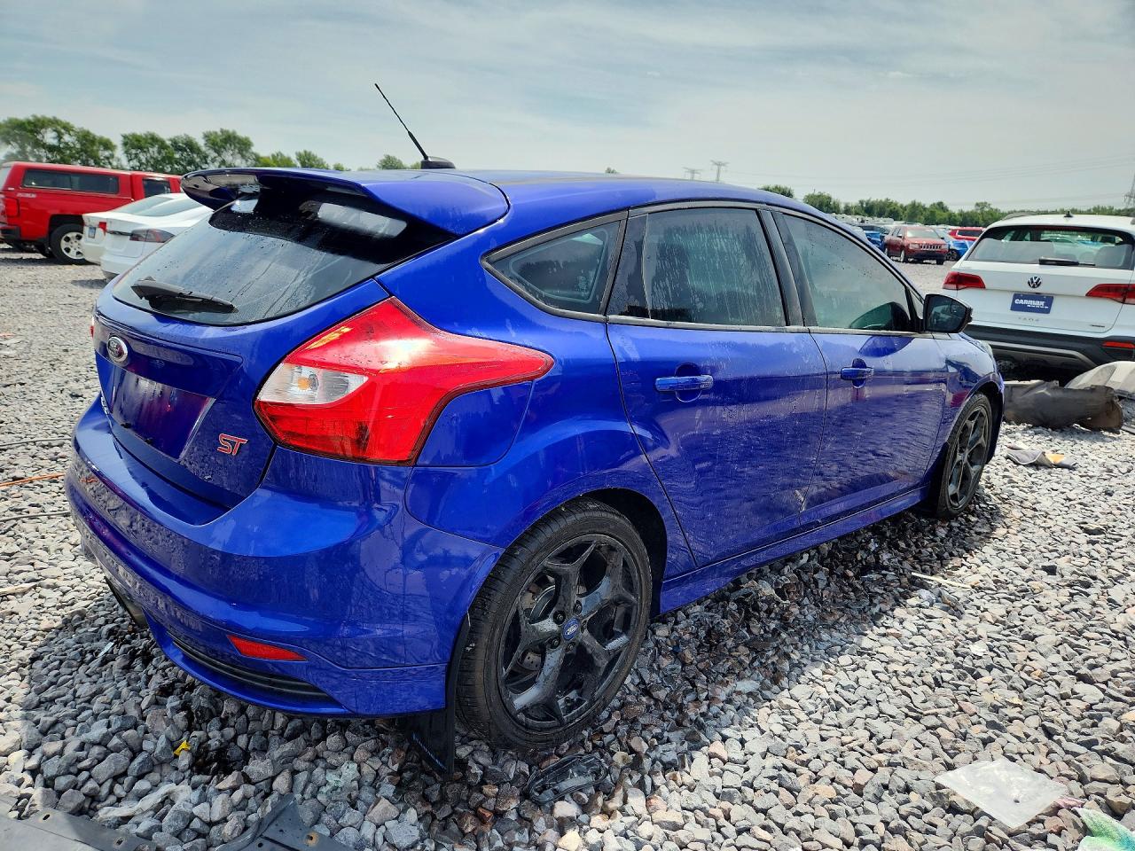 2014 Ford Focus St Blue vin: 1FADP3L90EL166572
