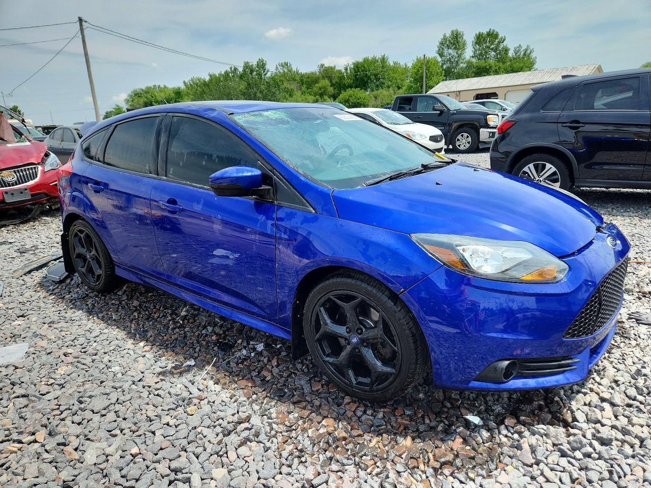 2014 Ford Focus St Blue vin: 1FADP3L90EL166572