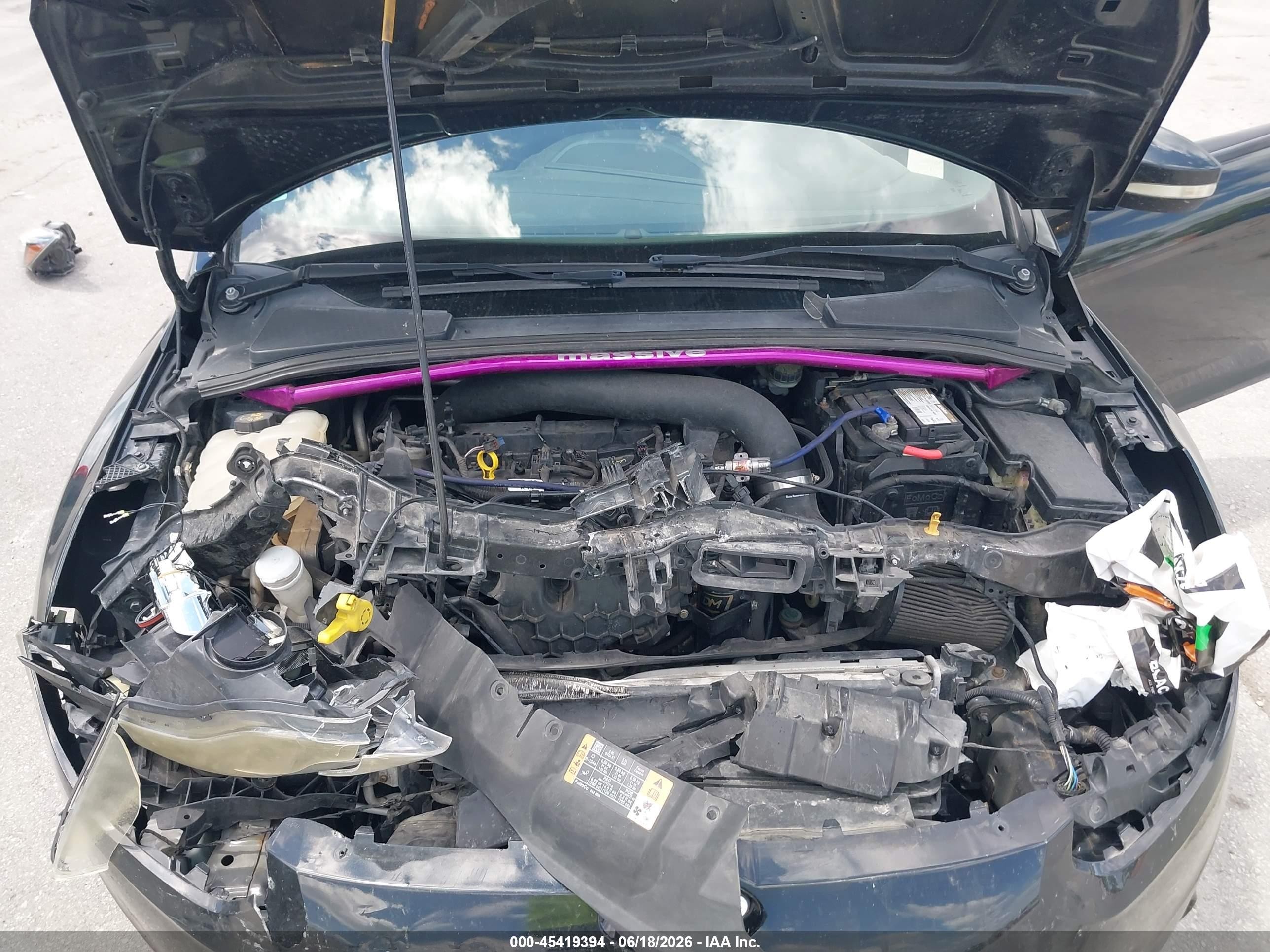 2014 Ford Focus St   Black vin: 1FADP3L90EL286405
