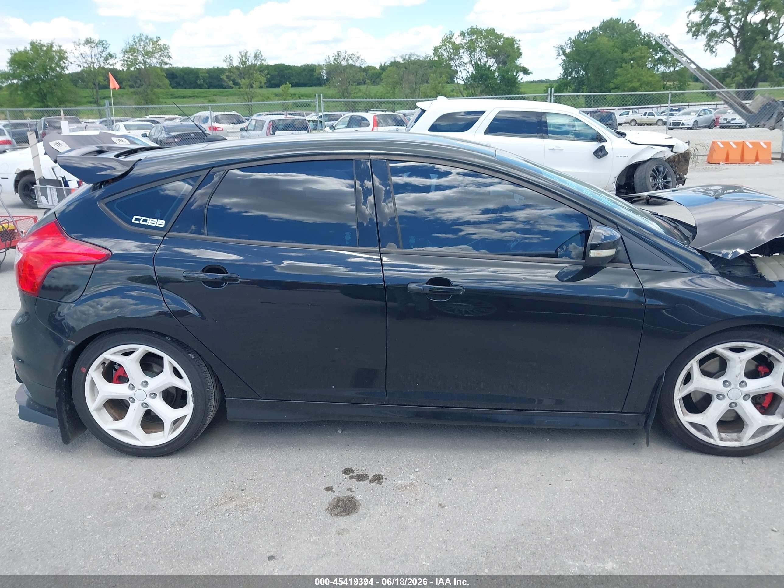 2014 Ford Focus St   Black vin: 1FADP3L90EL286405