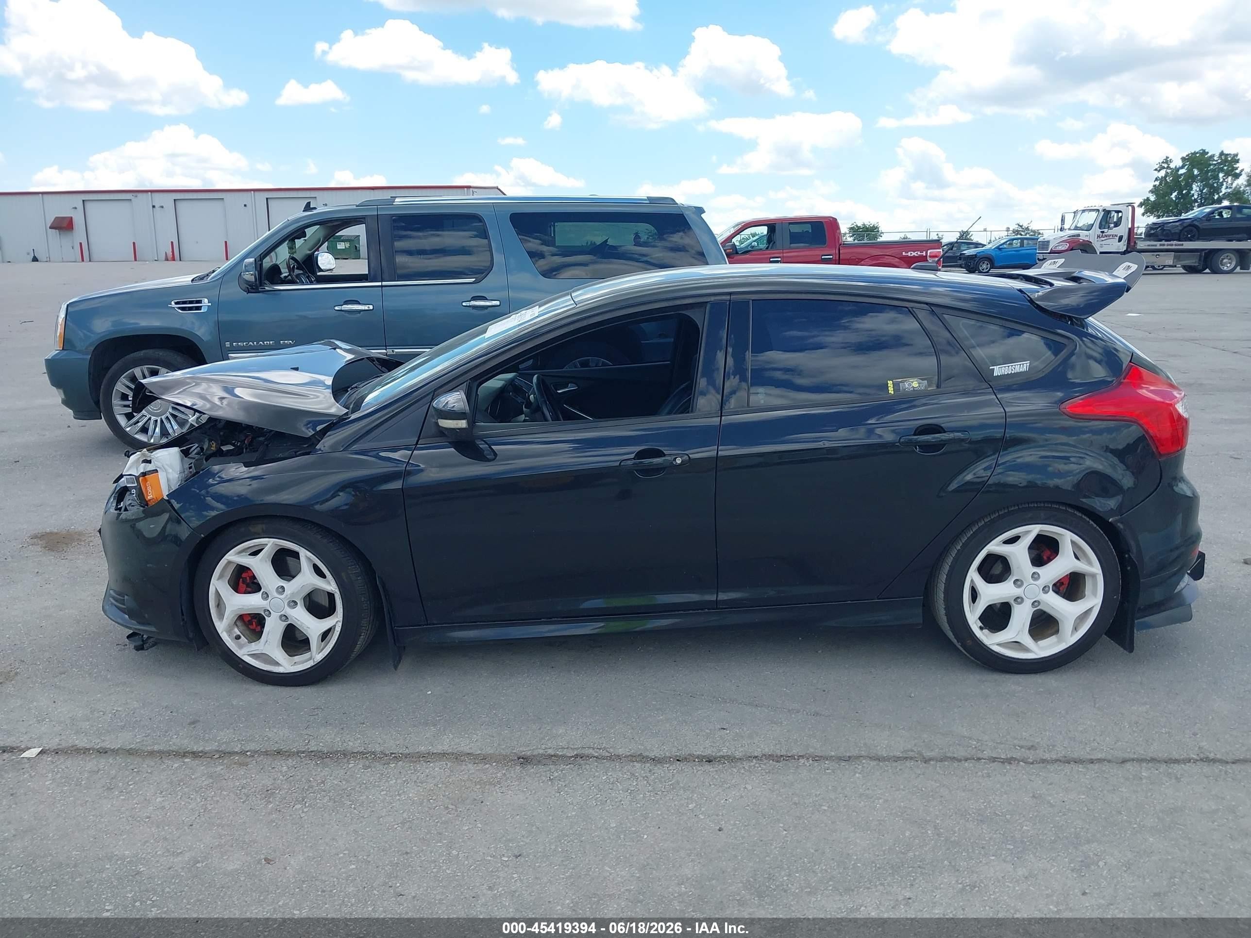 2014 Ford Focus St   Black vin: 1FADP3L90EL286405
