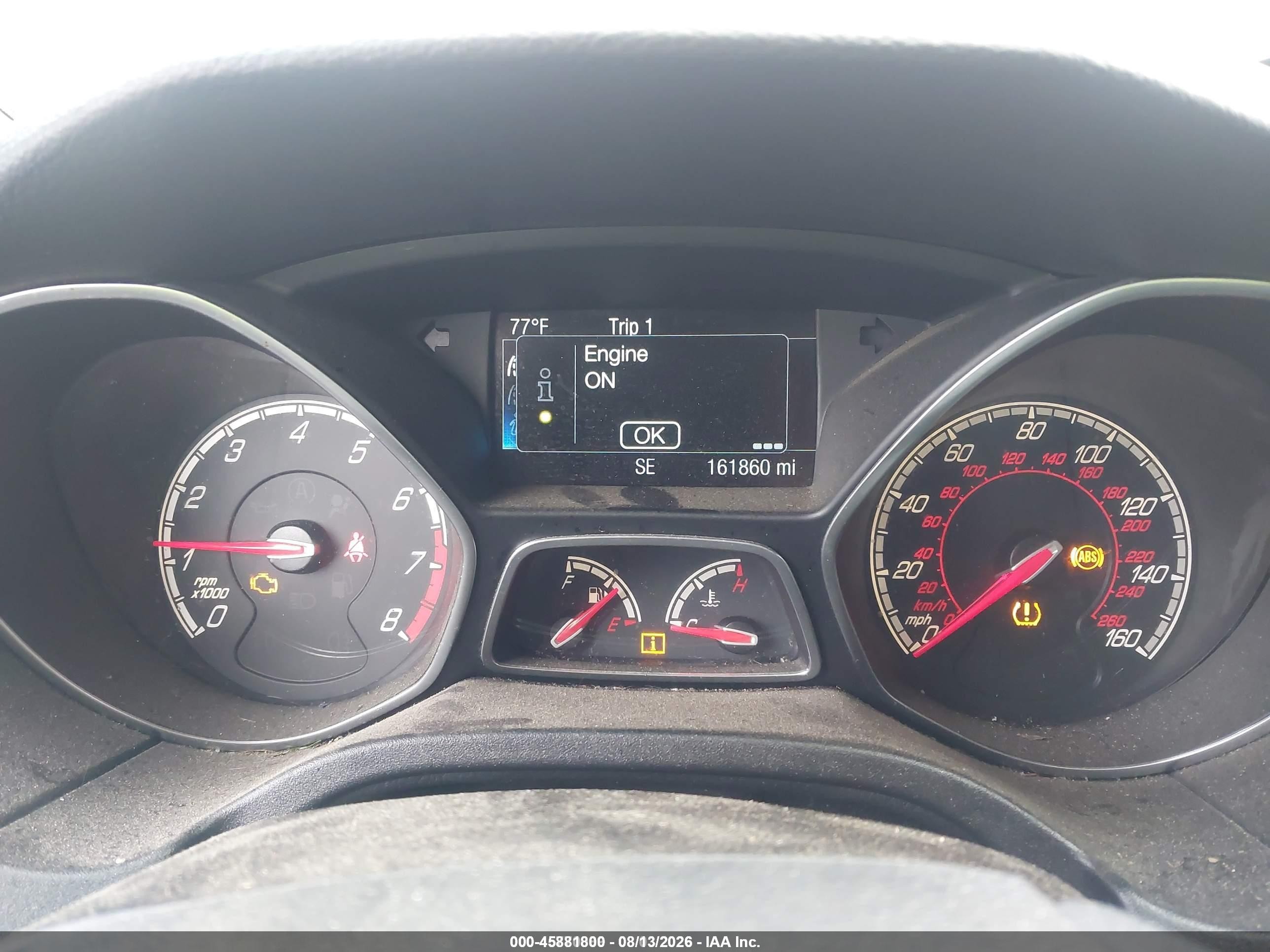 2014 Ford Focus St   Синий vin: 1FADP3L90EL358879
