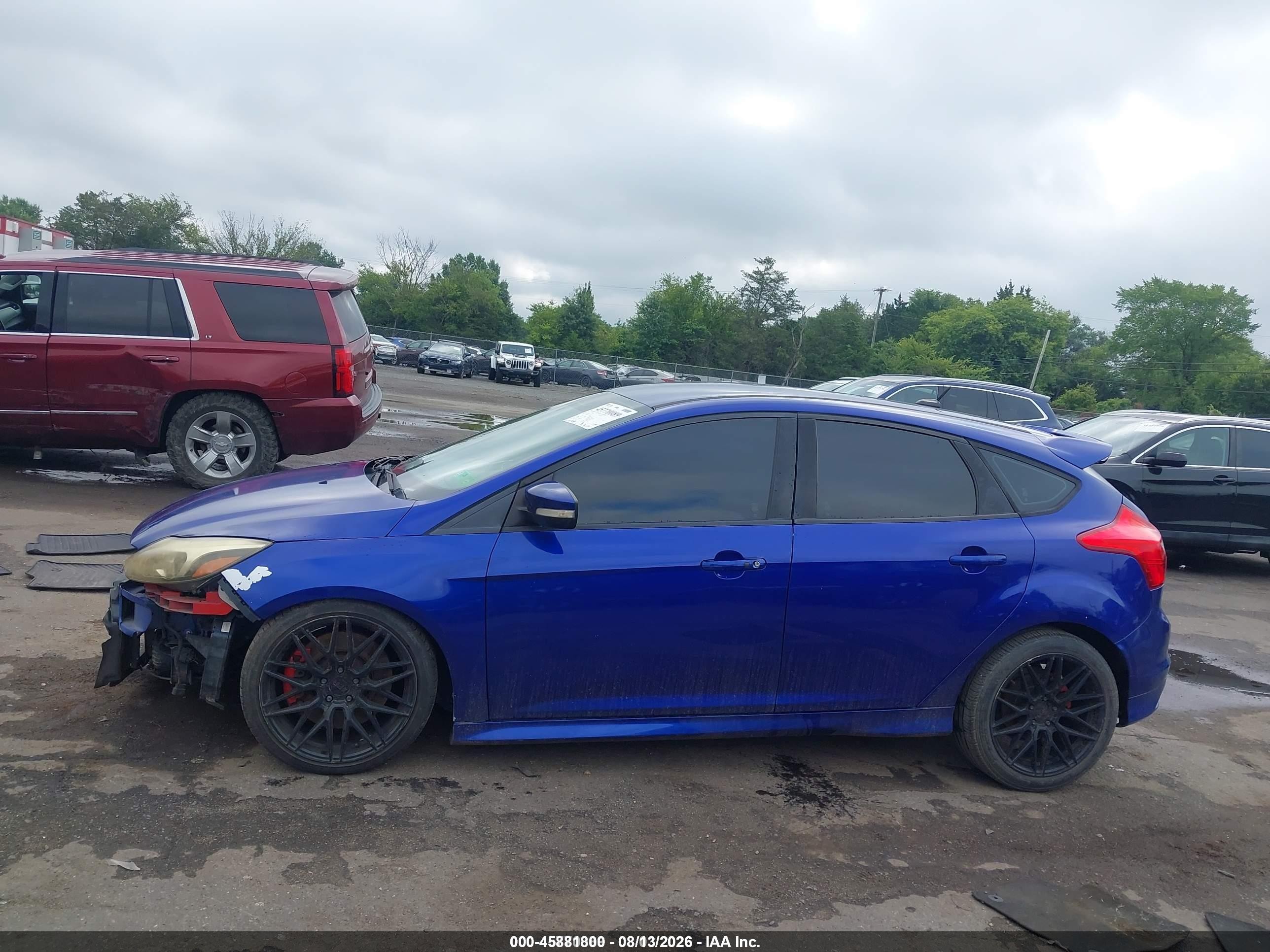 2014 Ford Focus St   Синий vin: 1FADP3L90EL358879