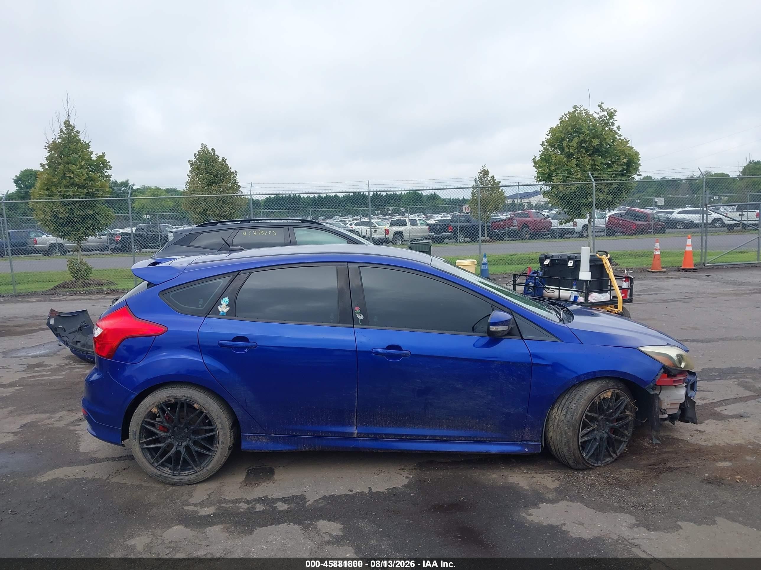 2014 Ford Focus St   Синий vin: 1FADP3L90EL358879