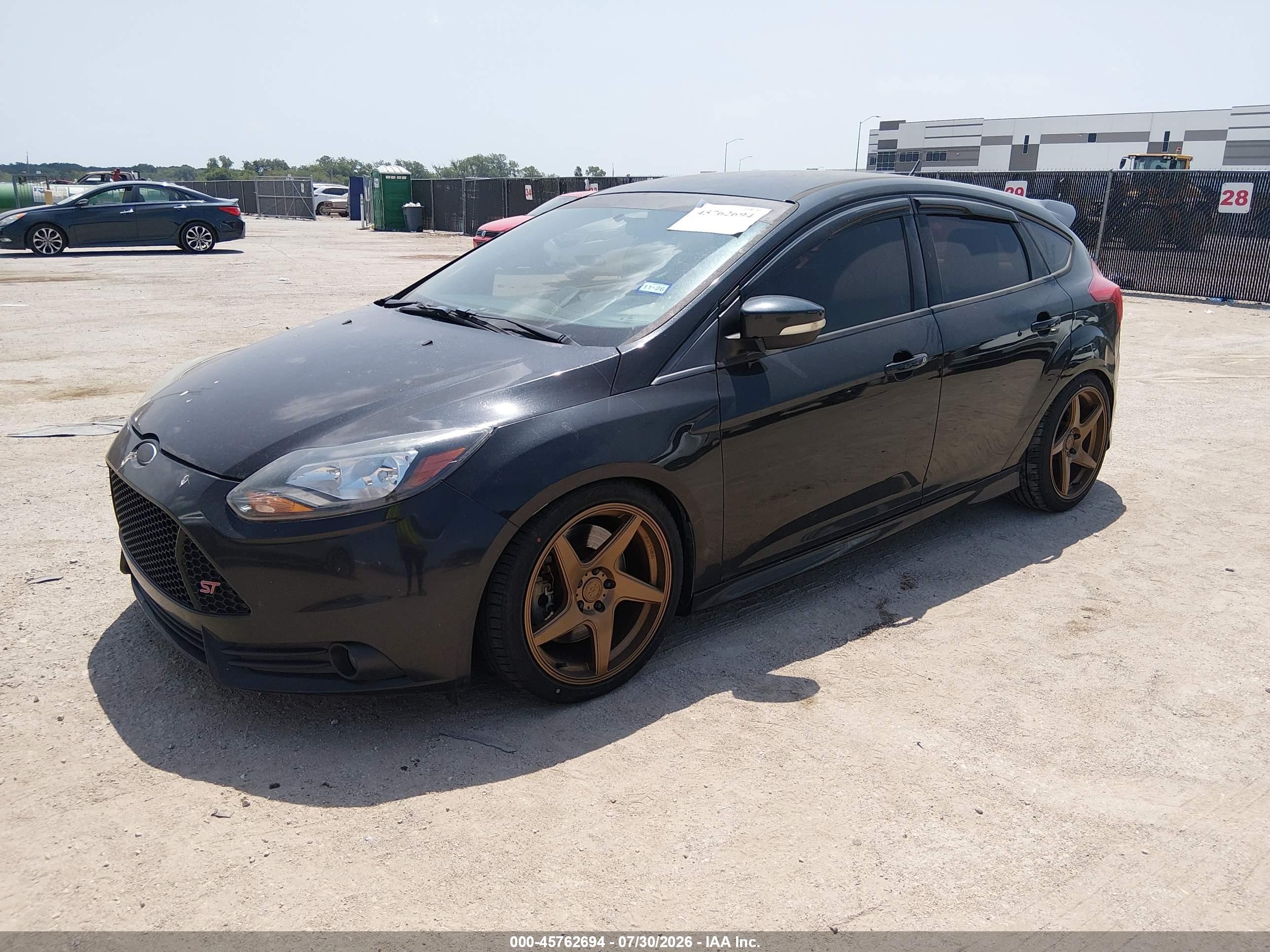 2014 Ford Focus St   Black vin: 1FADP3L90EL372166