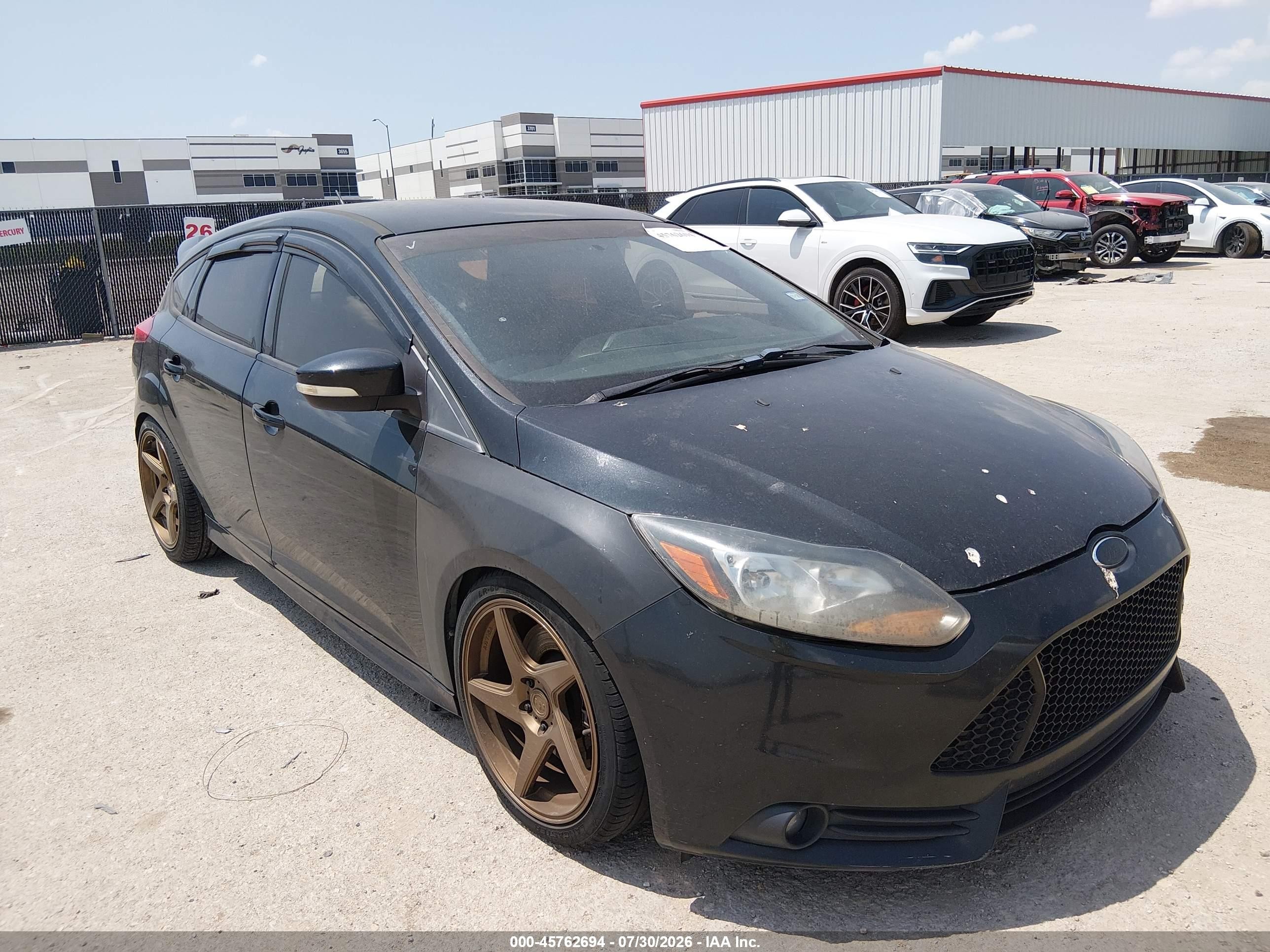 2014 Ford Focus St   Black vin: 1FADP3L90EL372166