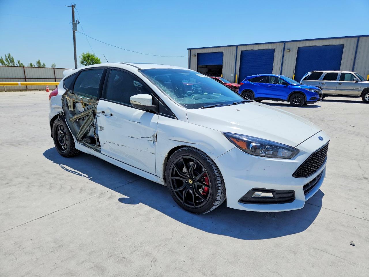 2015 Ford Focus St White vin: 1FADP3L90FL334132