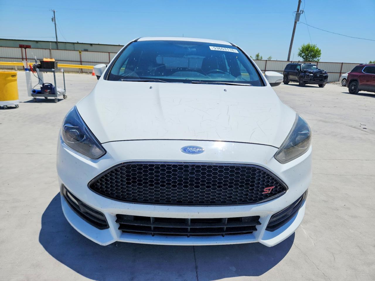 2015 Ford Focus St White vin: 1FADP3L90FL334132