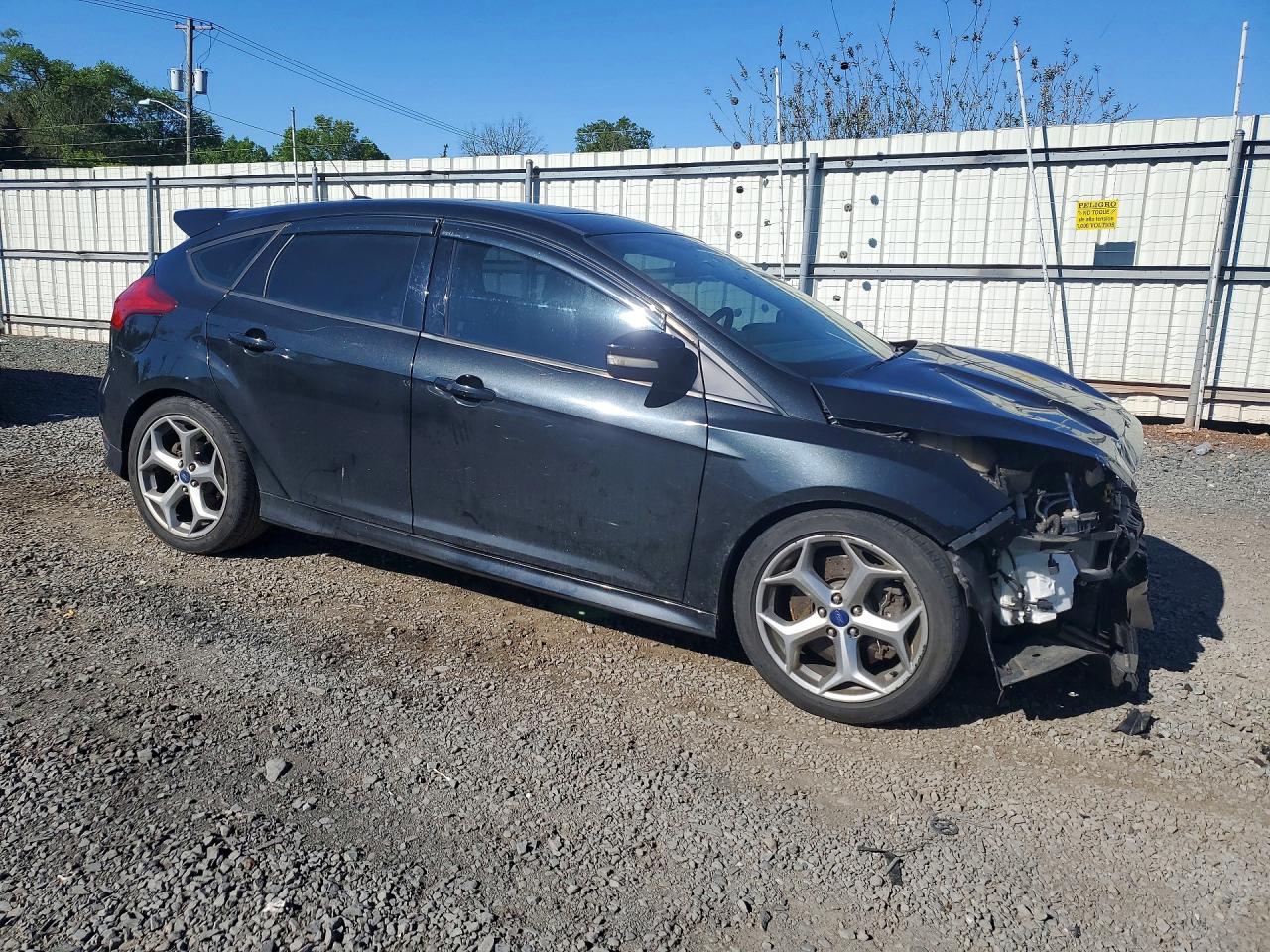 2015 Ford Focus St Black vin: 1FADP3L90FL353733