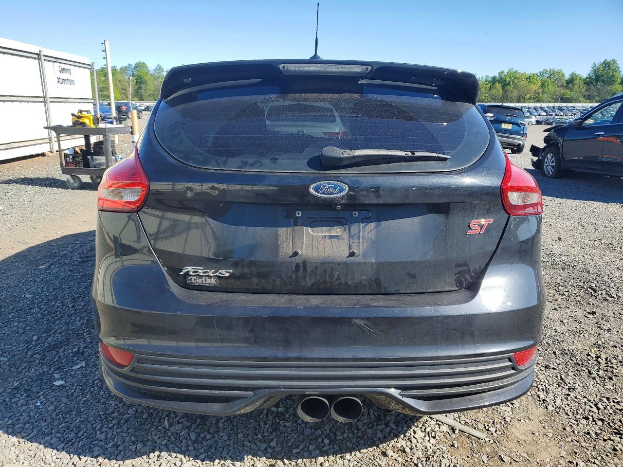 2015 Ford Focus St Black vin: 1FADP3L90FL353733