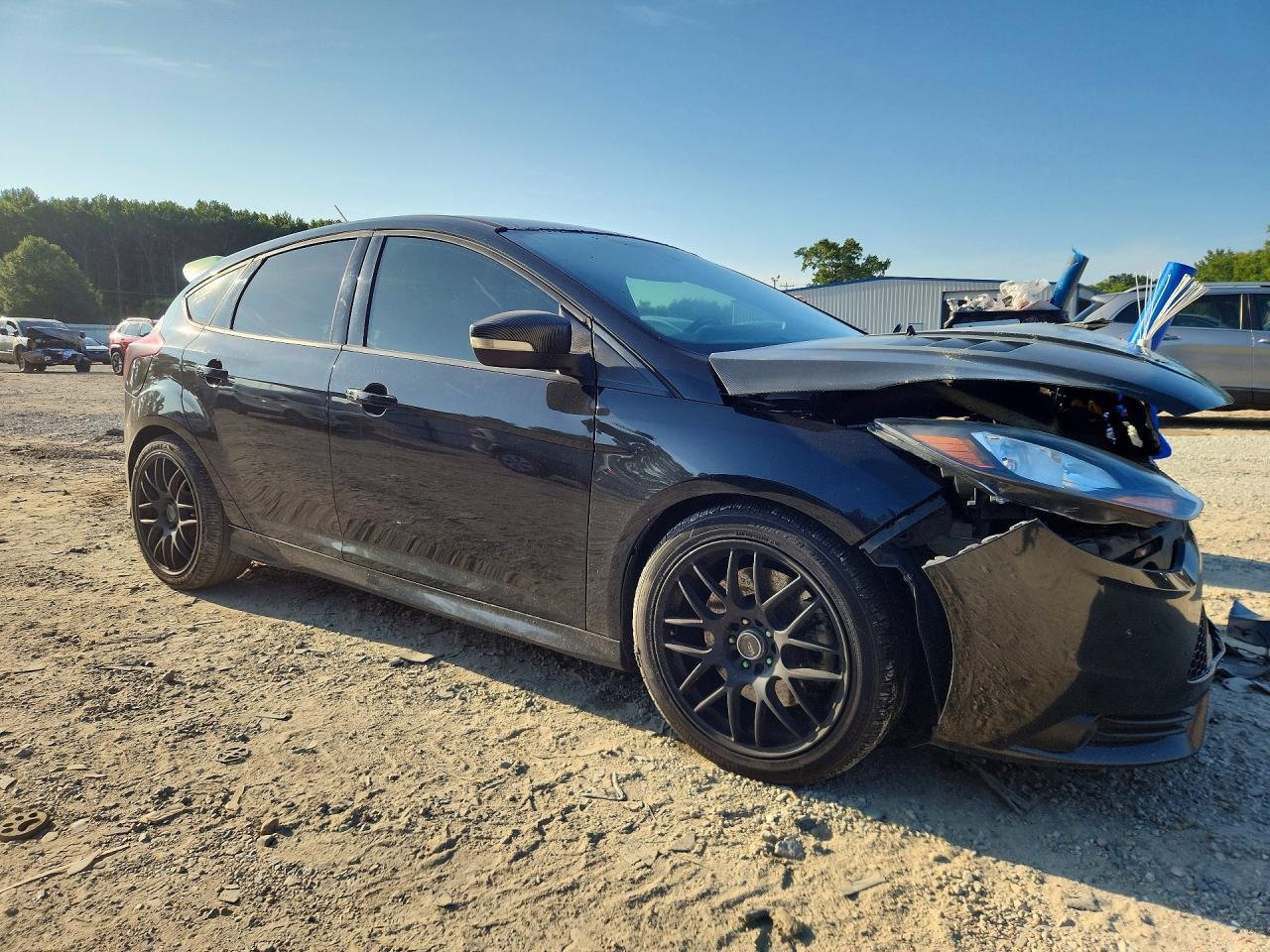 2014 Ford Focus St Black vin: 1FADP3L91EL316754