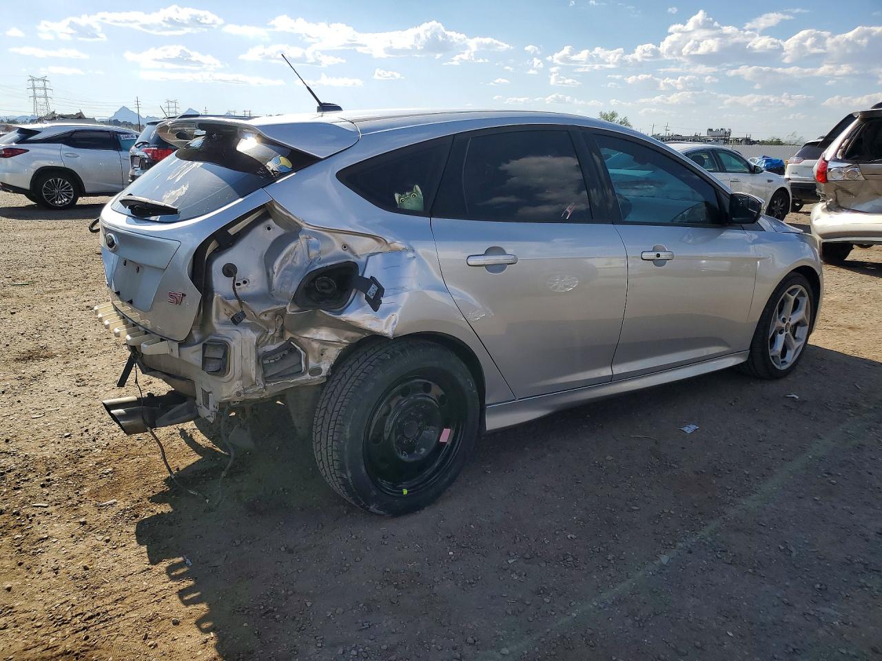 2014 Ford Focus St Silver vin: 1FADP3L91EL432536