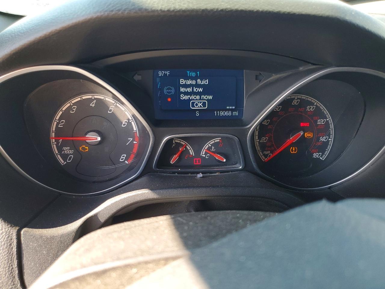 2014 Ford Focus St Silver vin: 1FADP3L91EL432536