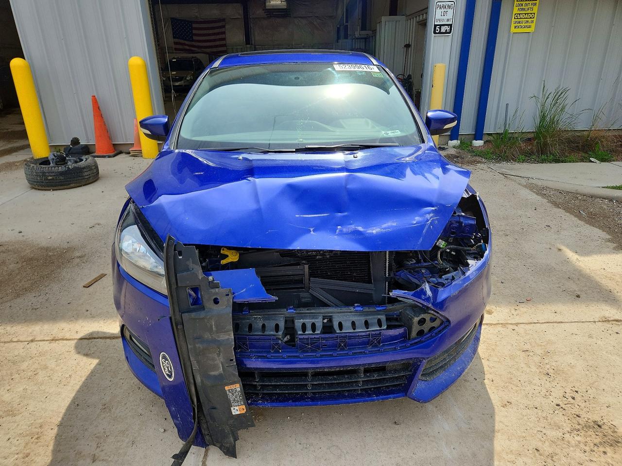 2015 Ford Focus St Blue vin: 1FADP3L91FL216400