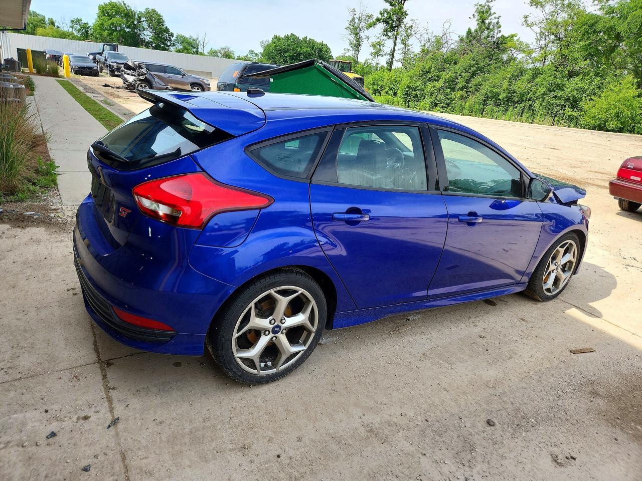 2015 Ford Focus St Blue vin: 1FADP3L91FL216400