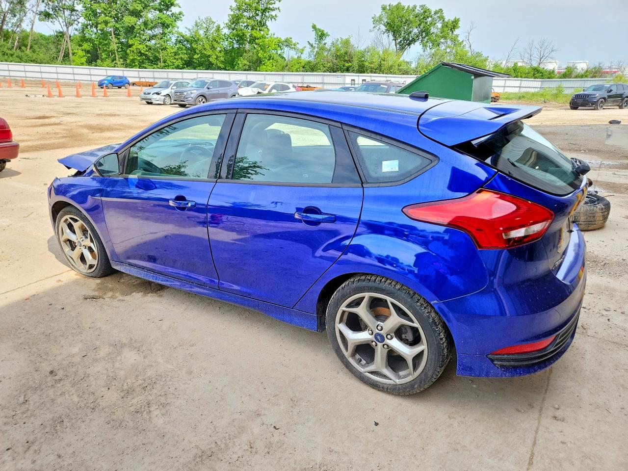 2015 Ford Focus St Blue vin: 1FADP3L91FL216400