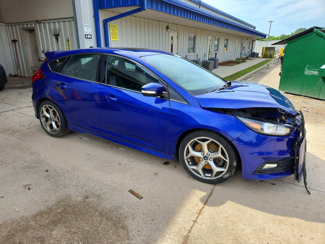 2015 Ford Focus St Blue vin: 1FADP3L91FL216400