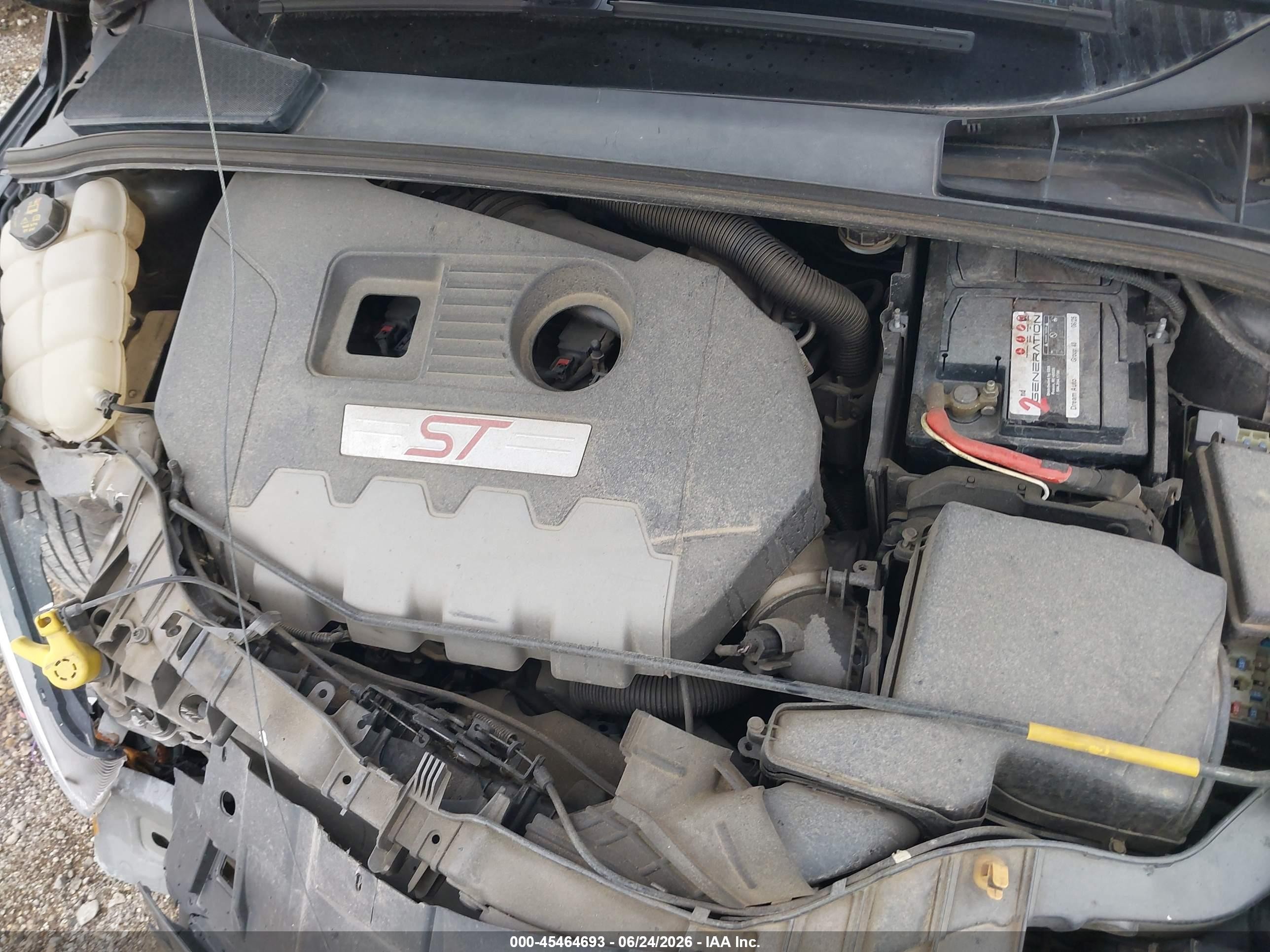 2015 Ford Focus St   Gray vin: 1FADP3L91FL285717