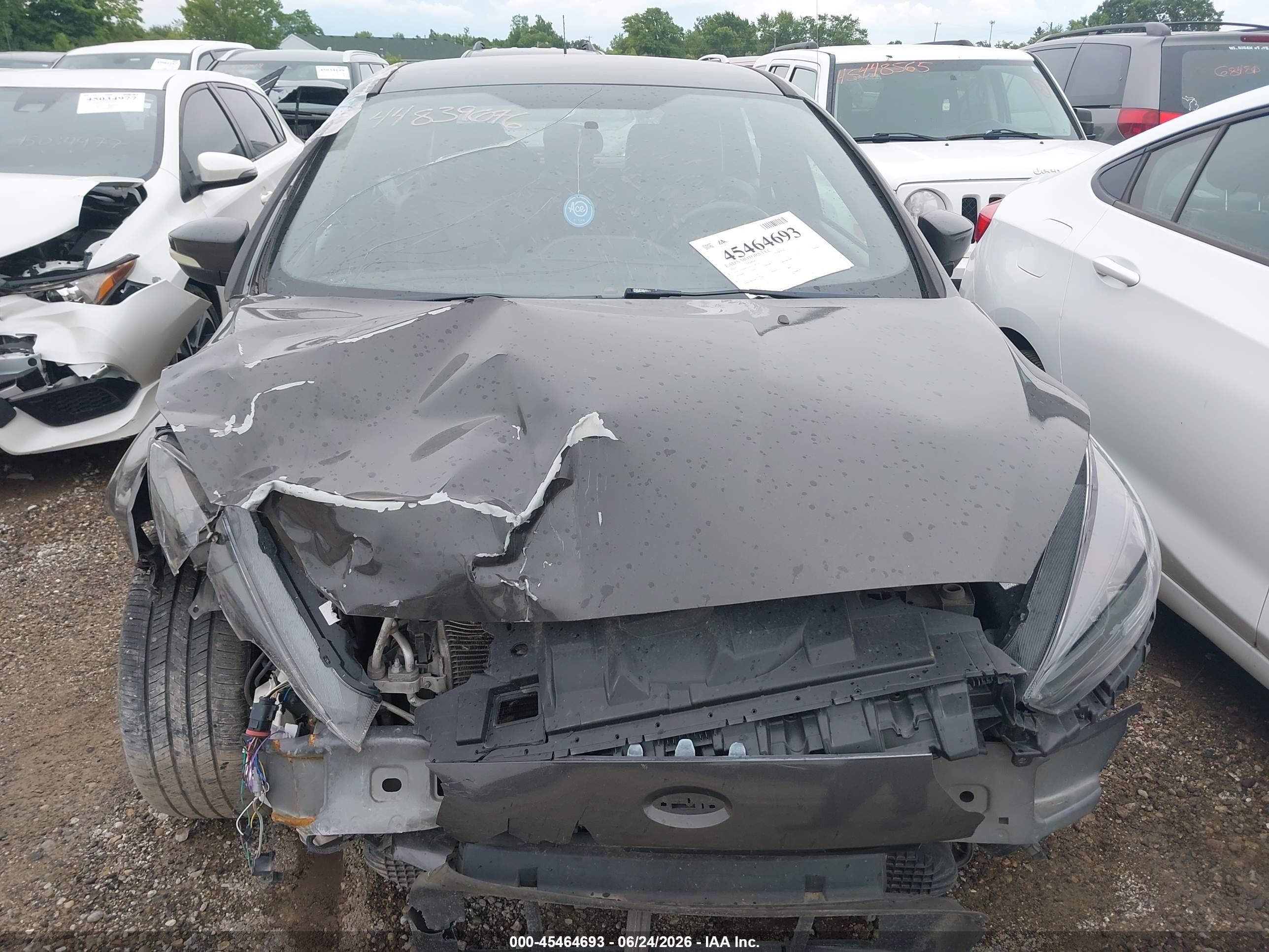 2015 Ford Focus St   Gray vin: 1FADP3L91FL285717