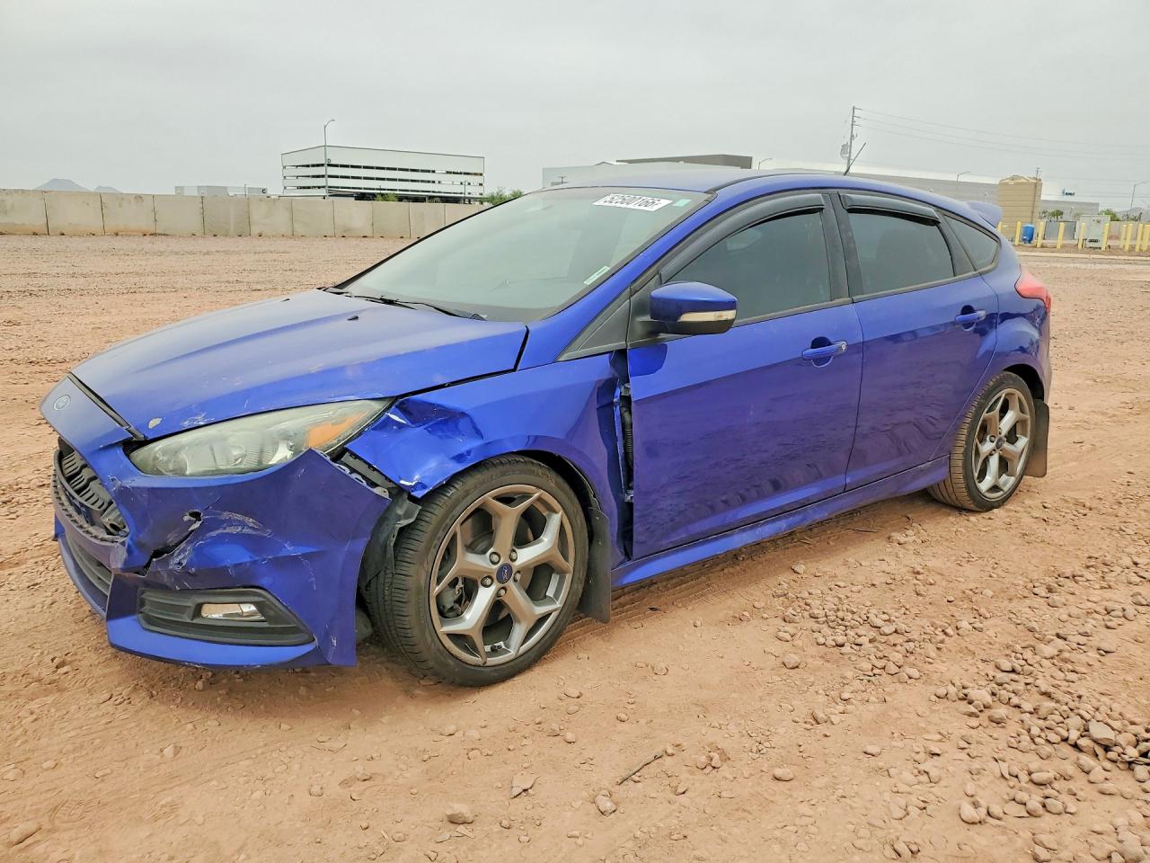 2015 Ford Focus St Blue vin: 1FADP3L91FL315217