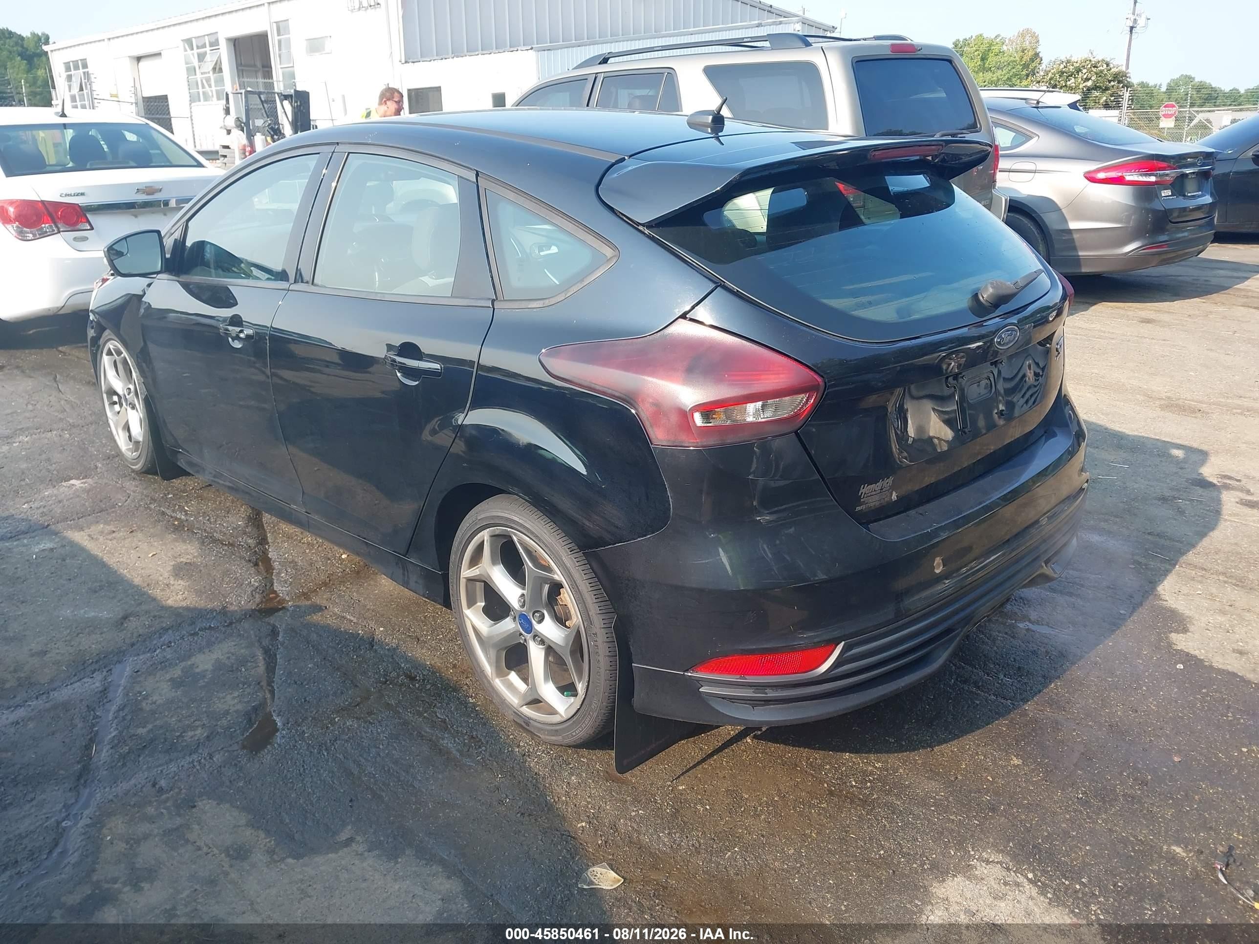 2016 Ford Focus St Black vin: 1FADP3L91GL335159
