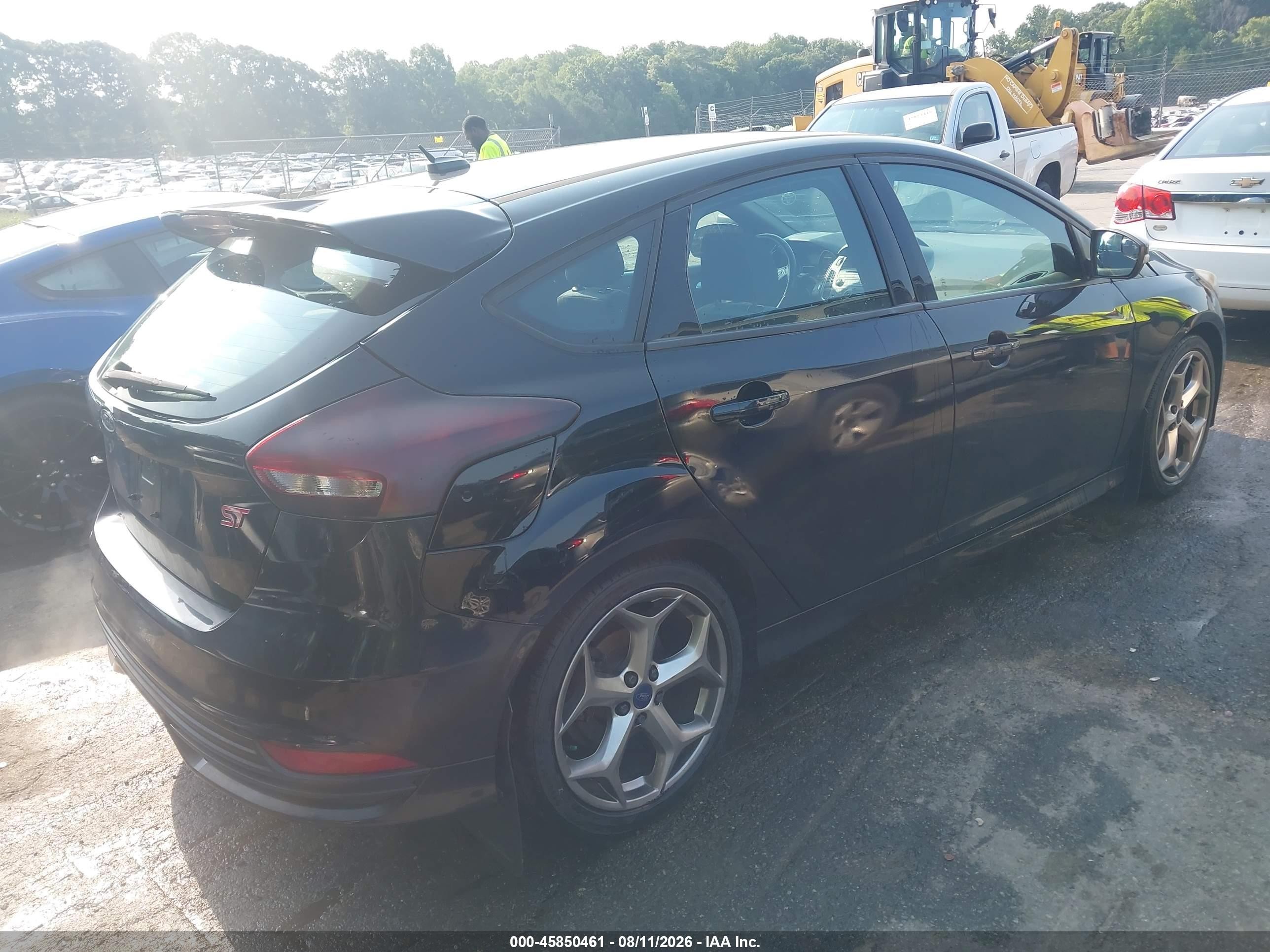 2016 Ford Focus St Black vin: 1FADP3L91GL335159