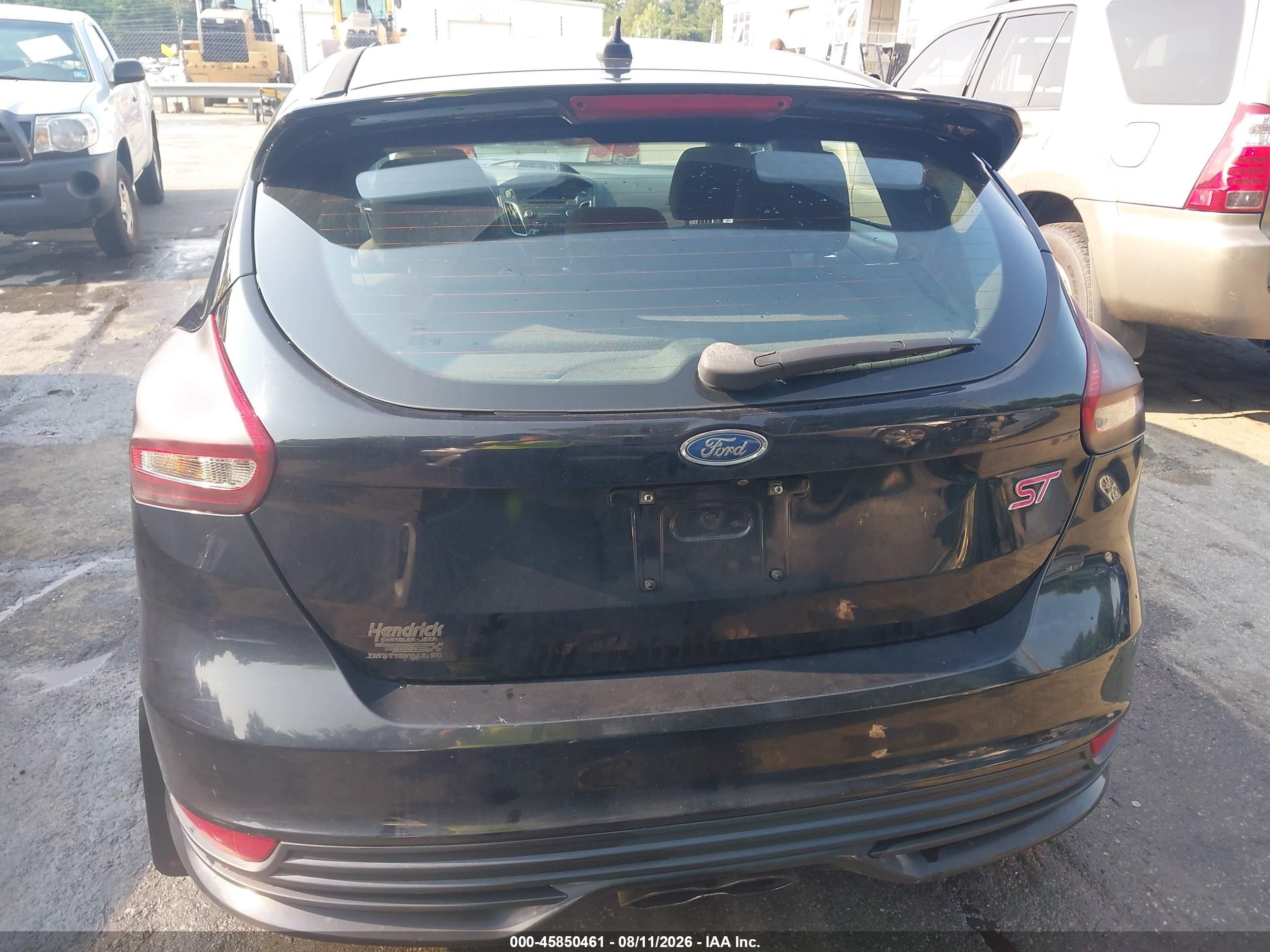 2016 Ford Focus St Black vin: 1FADP3L91GL335159
