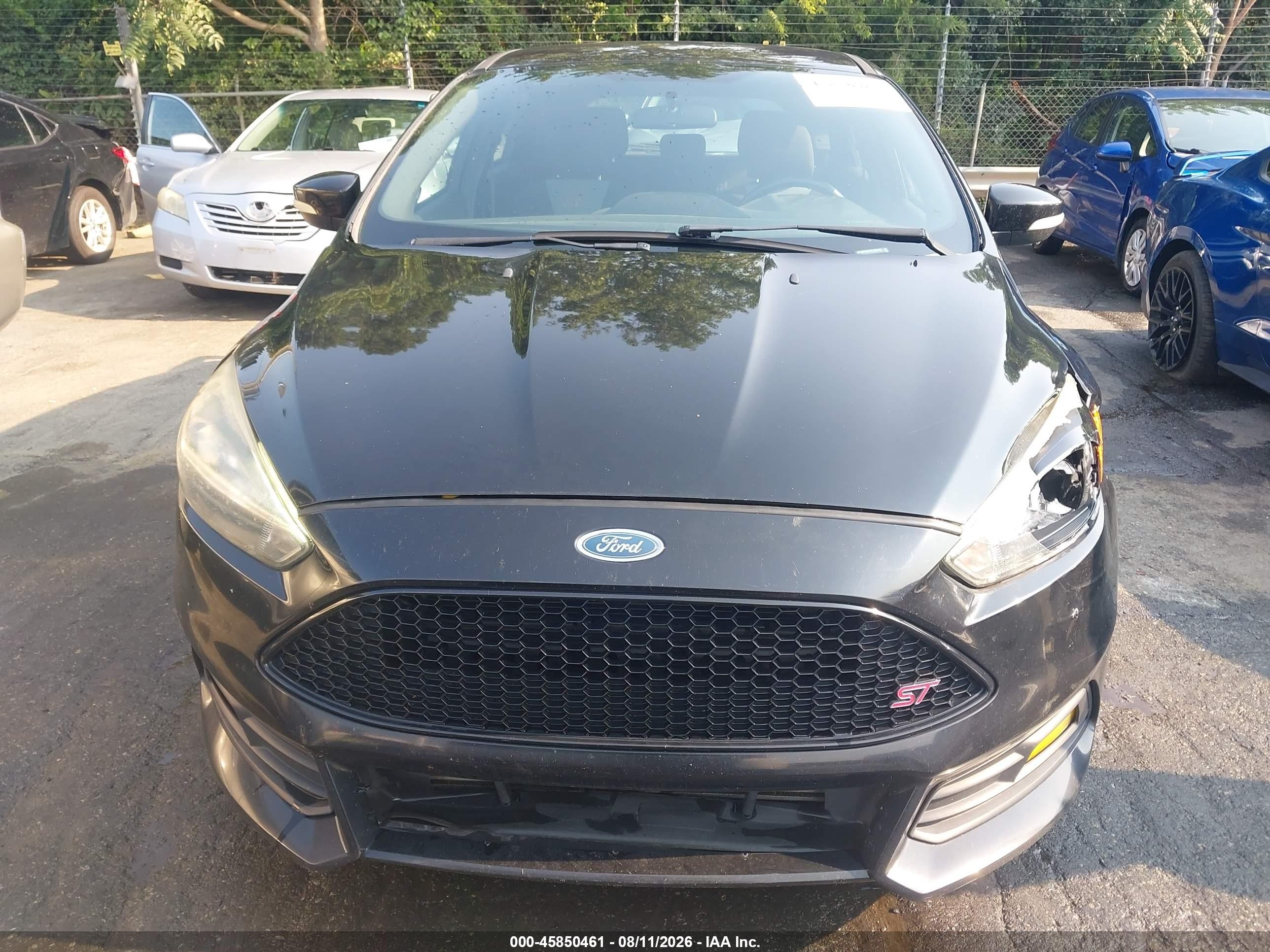 2016 Ford Focus St Black vin: 1FADP3L91GL335159
