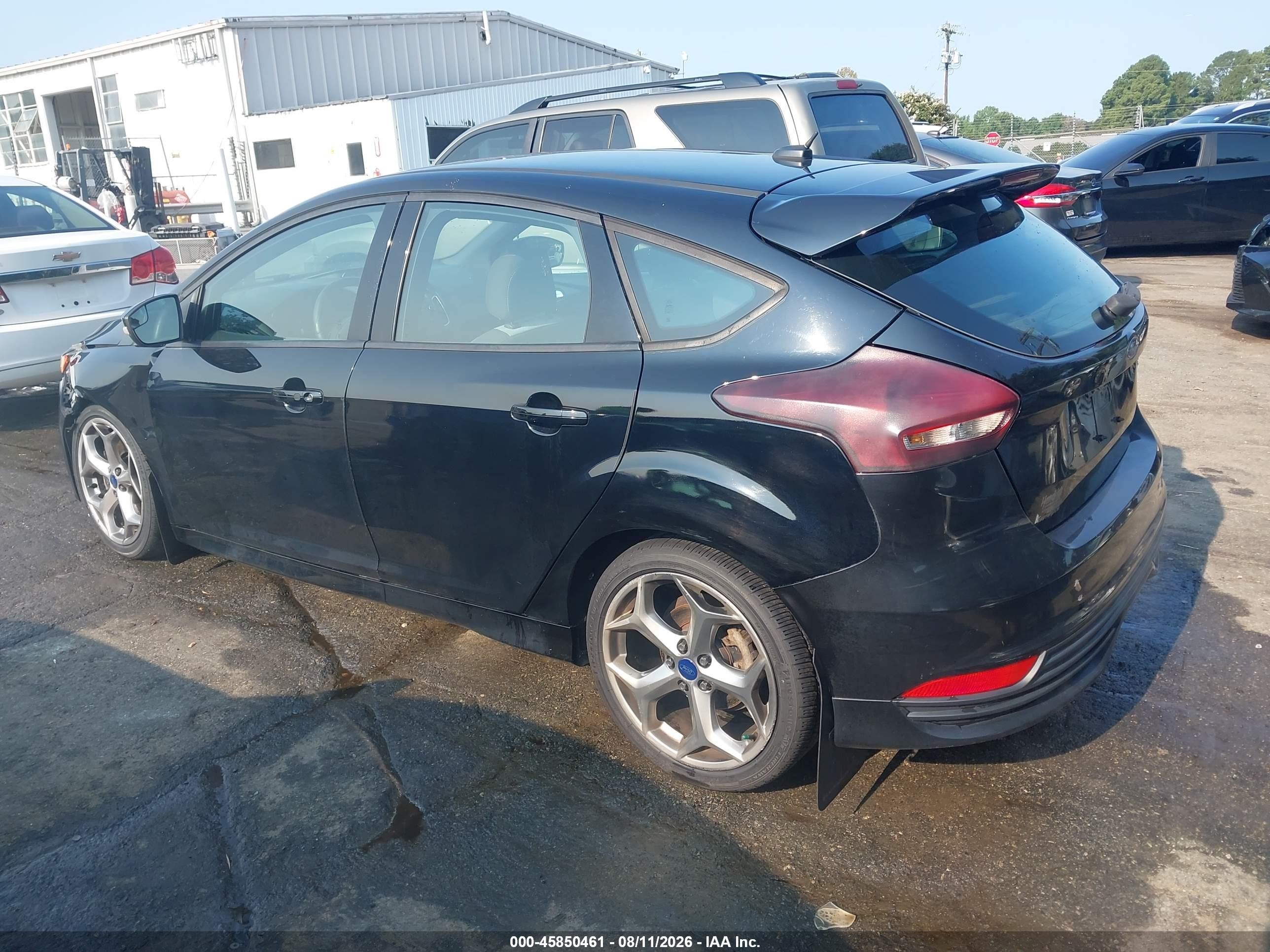 2016 Ford Focus St Black vin: 1FADP3L91GL335159