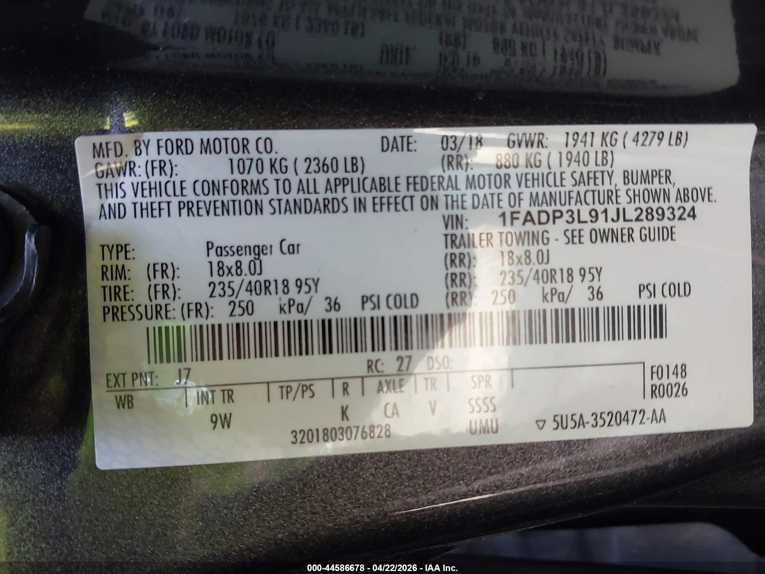2018 Ford Focus St   Gray vin: 1FADP3L91JL289324