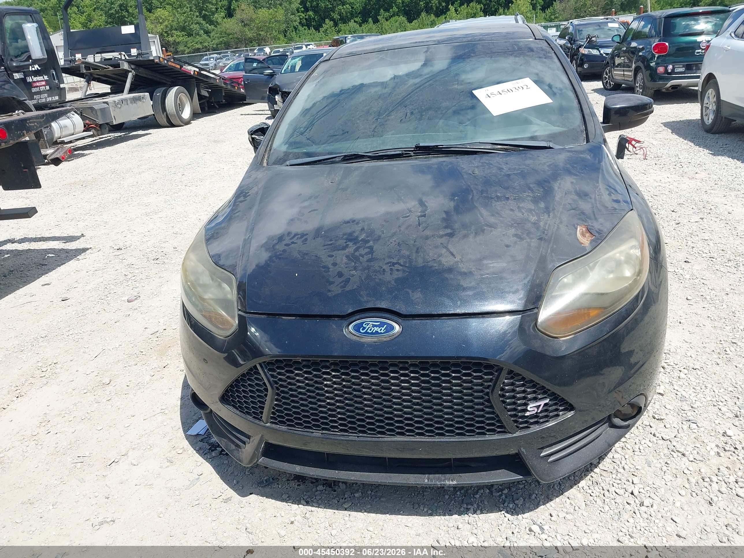 2013 Ford Focus St   Black vin: 1FADP3L92DL127481