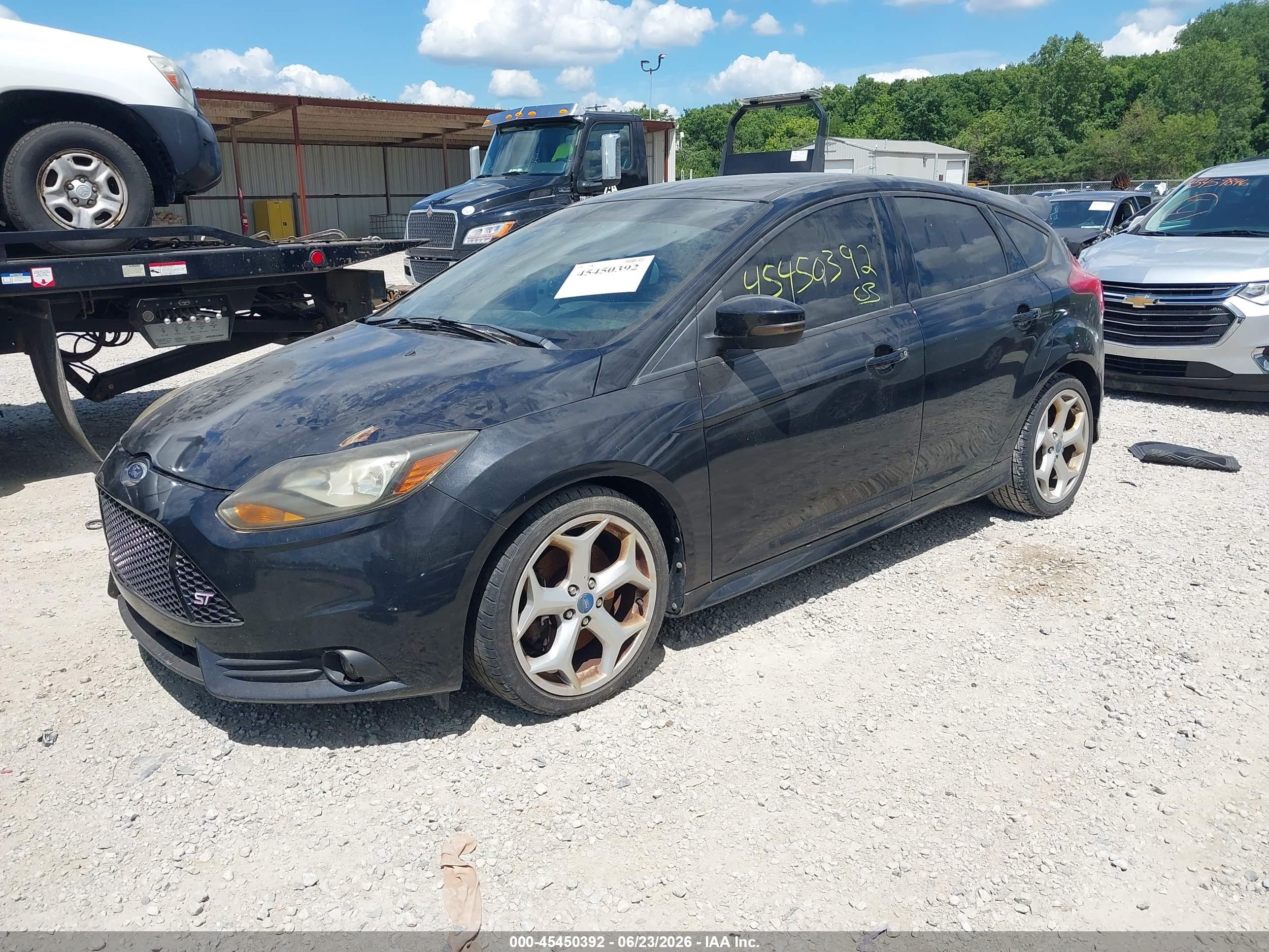 2013 Ford Focus St   Black vin: 1FADP3L92DL127481