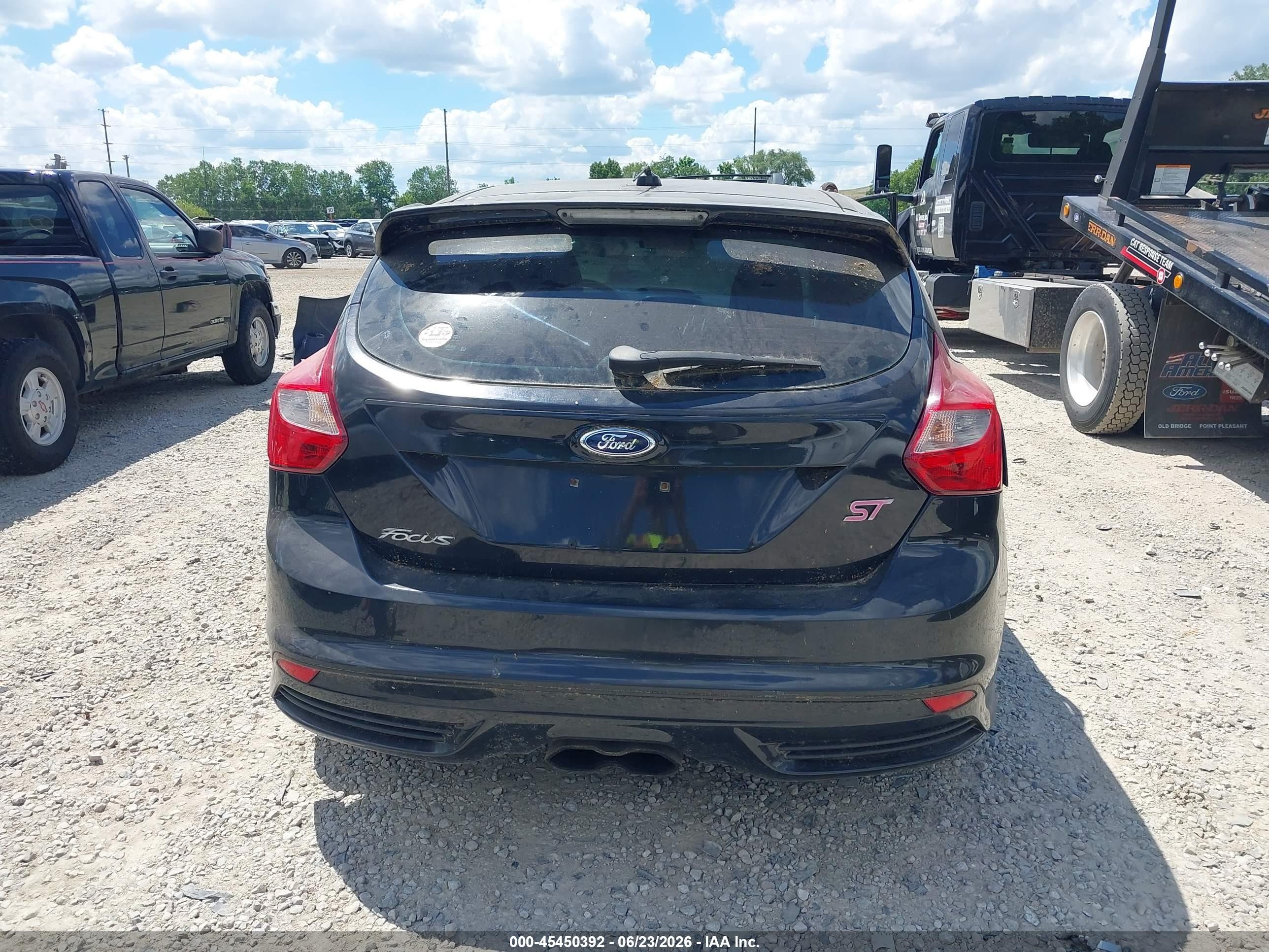 2013 Ford Focus St   Black vin: 1FADP3L92DL127481