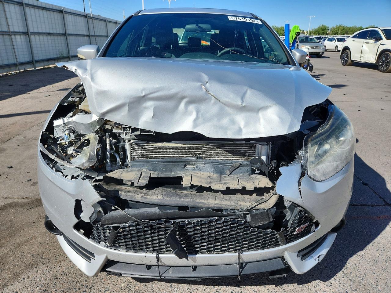 2013 Ford Focus St Silver vin: 1FADP3L92DL234658