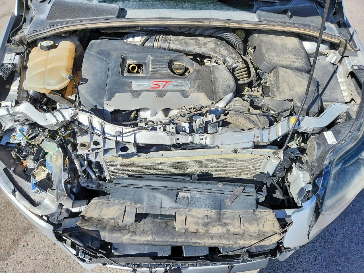 2013 Ford Focus St Silver vin: 1FADP3L92DL234658