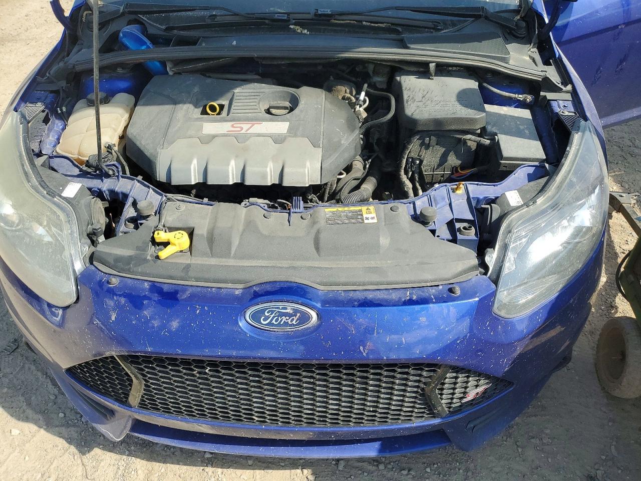 2014 Ford Focus St Синий vin: 1FADP3L92EL120094