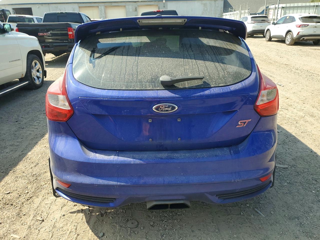 2014 Ford Focus St Синий vin: 1FADP3L92EL120094