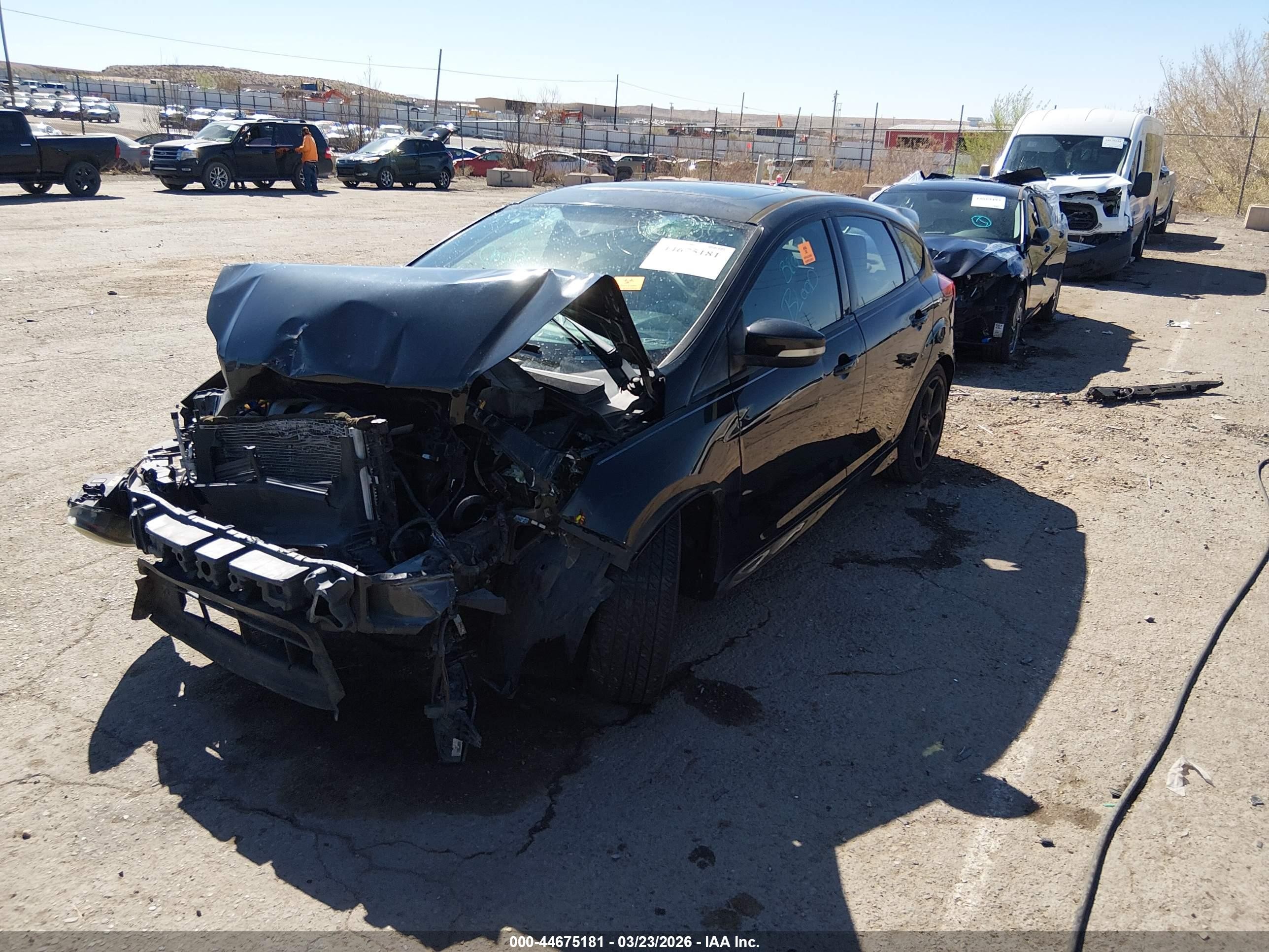 2014 Ford Focus St   Black vin: 1FADP3L92EL243782