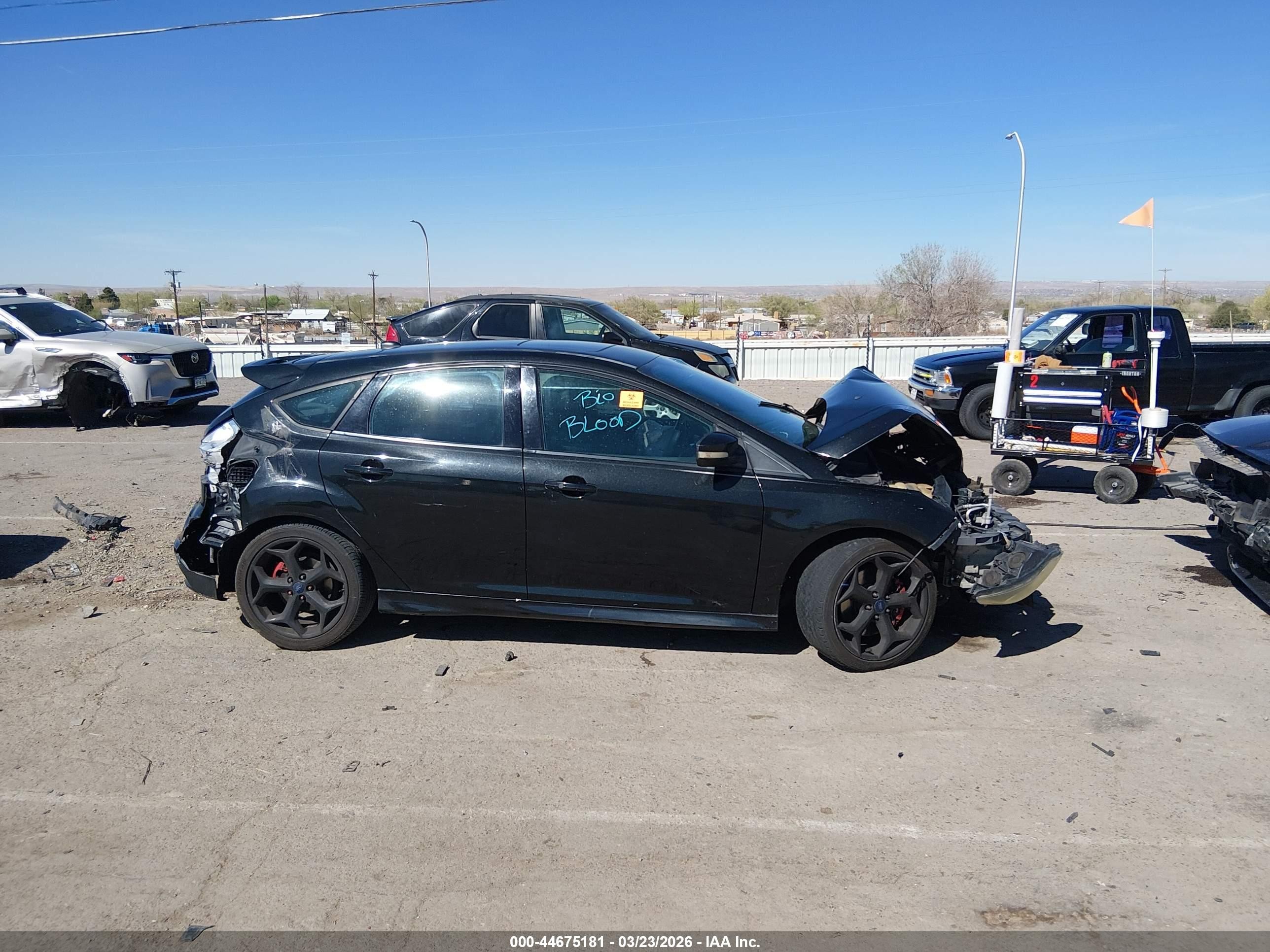2014 Ford Focus St   Black vin: 1FADP3L92EL243782