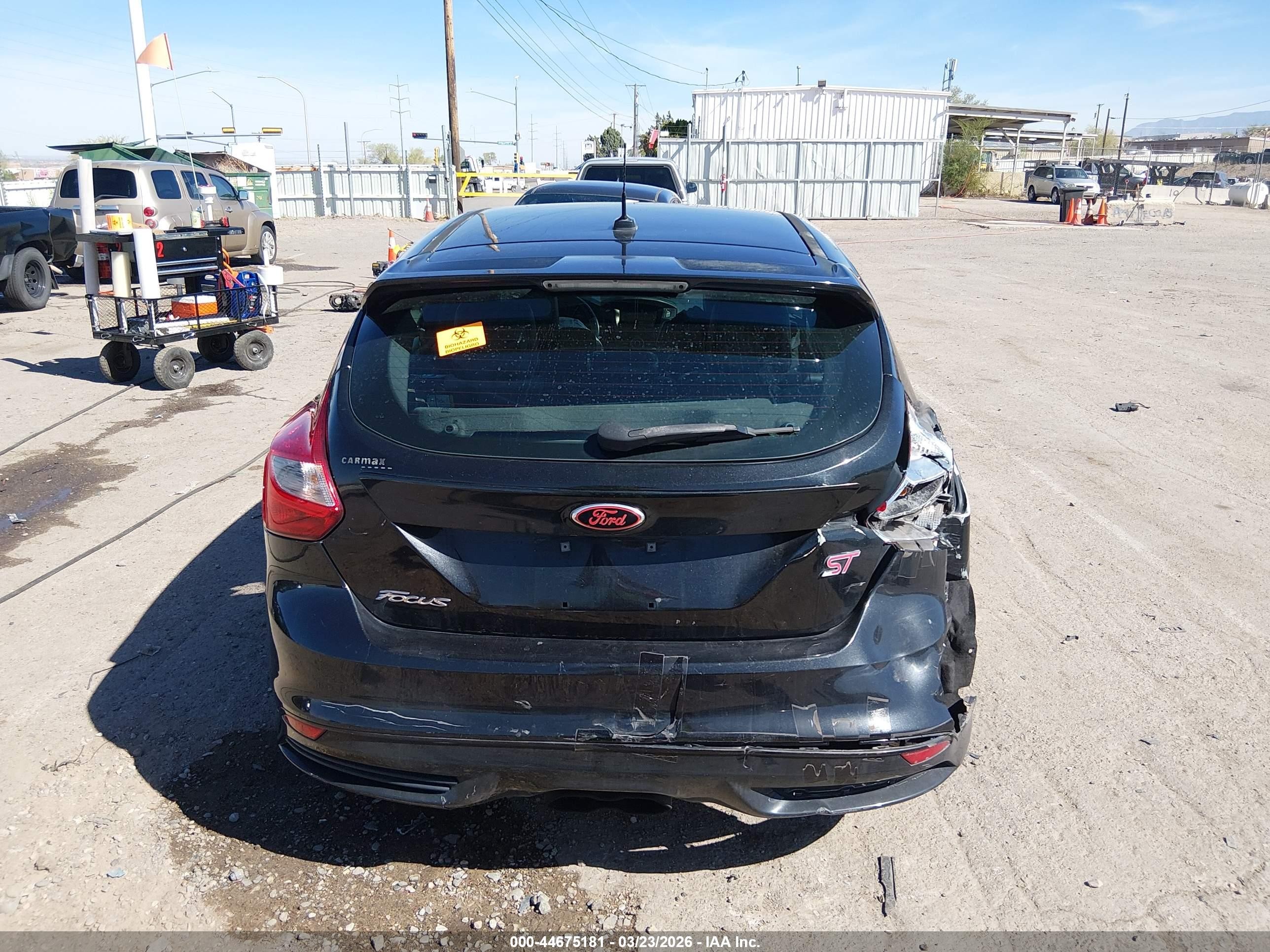 2014 Ford Focus St   Black vin: 1FADP3L92EL243782