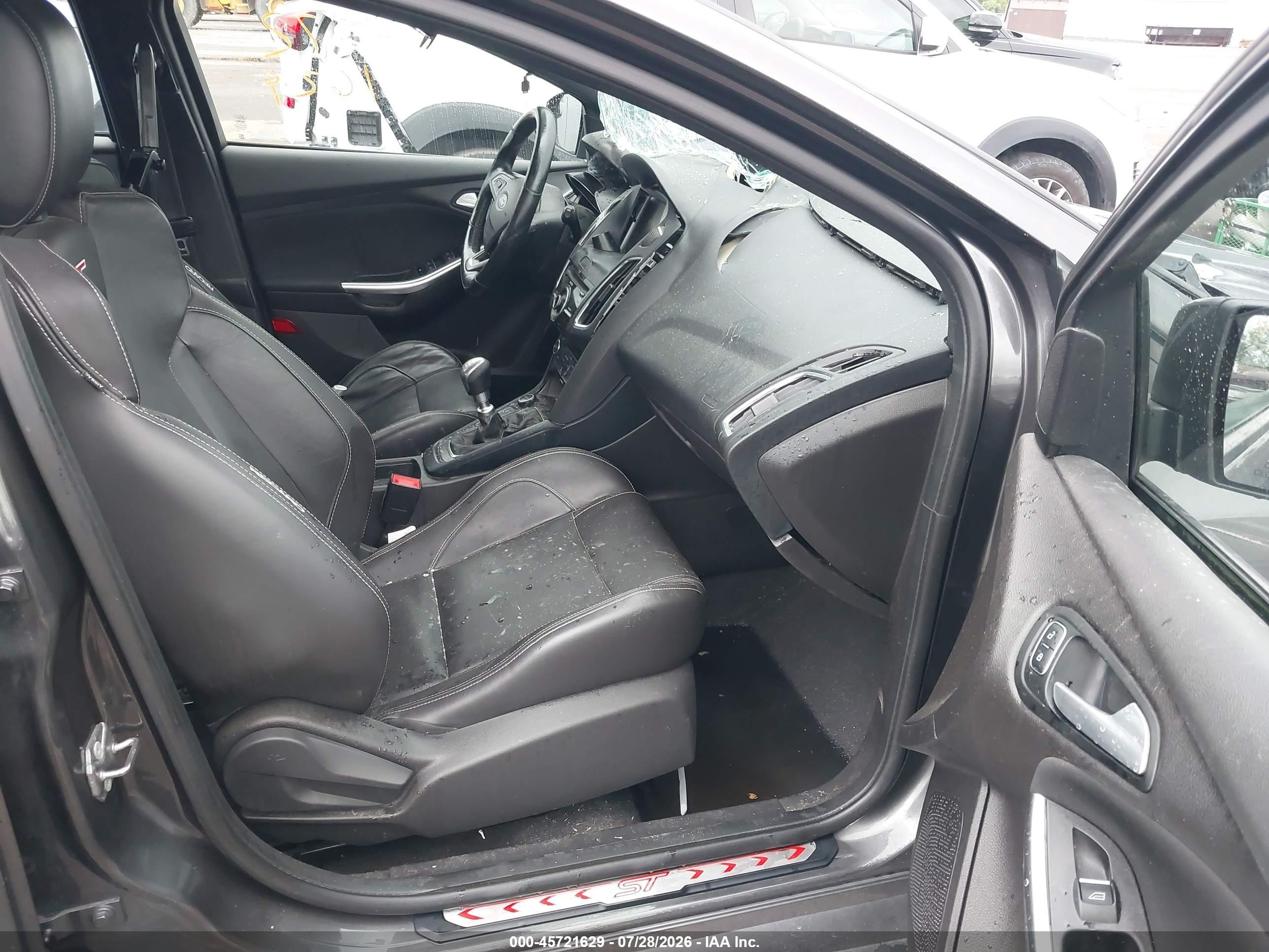 2015 Ford Focus St Gray vin: 1FADP3L92FL251950