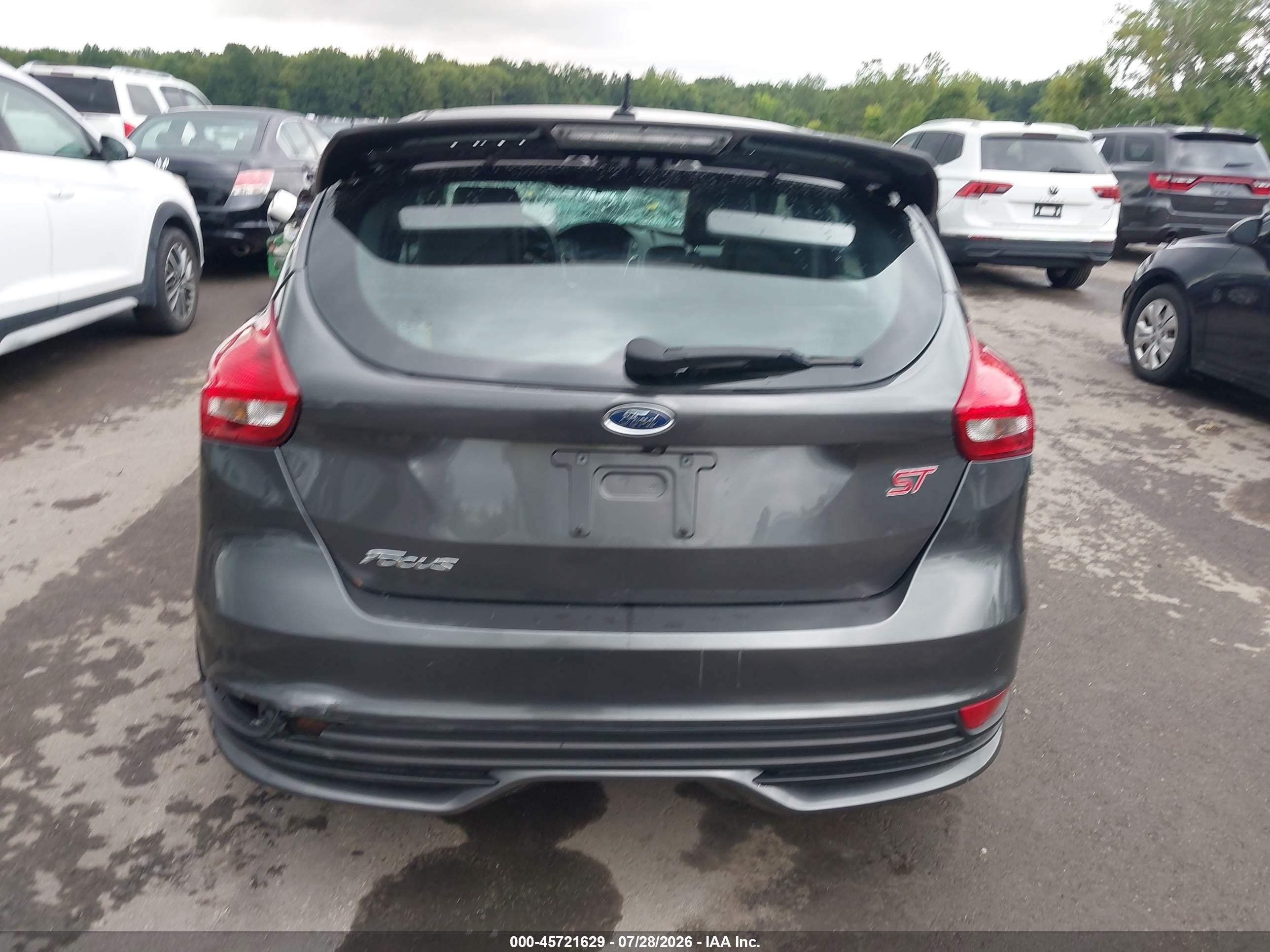 2015 Ford Focus St Gray vin: 1FADP3L92FL251950