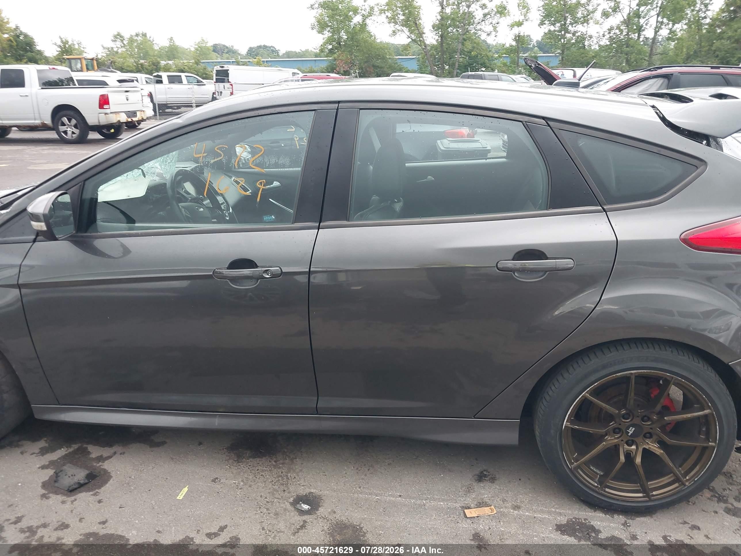 2015 Ford Focus St Gray vin: 1FADP3L92FL251950