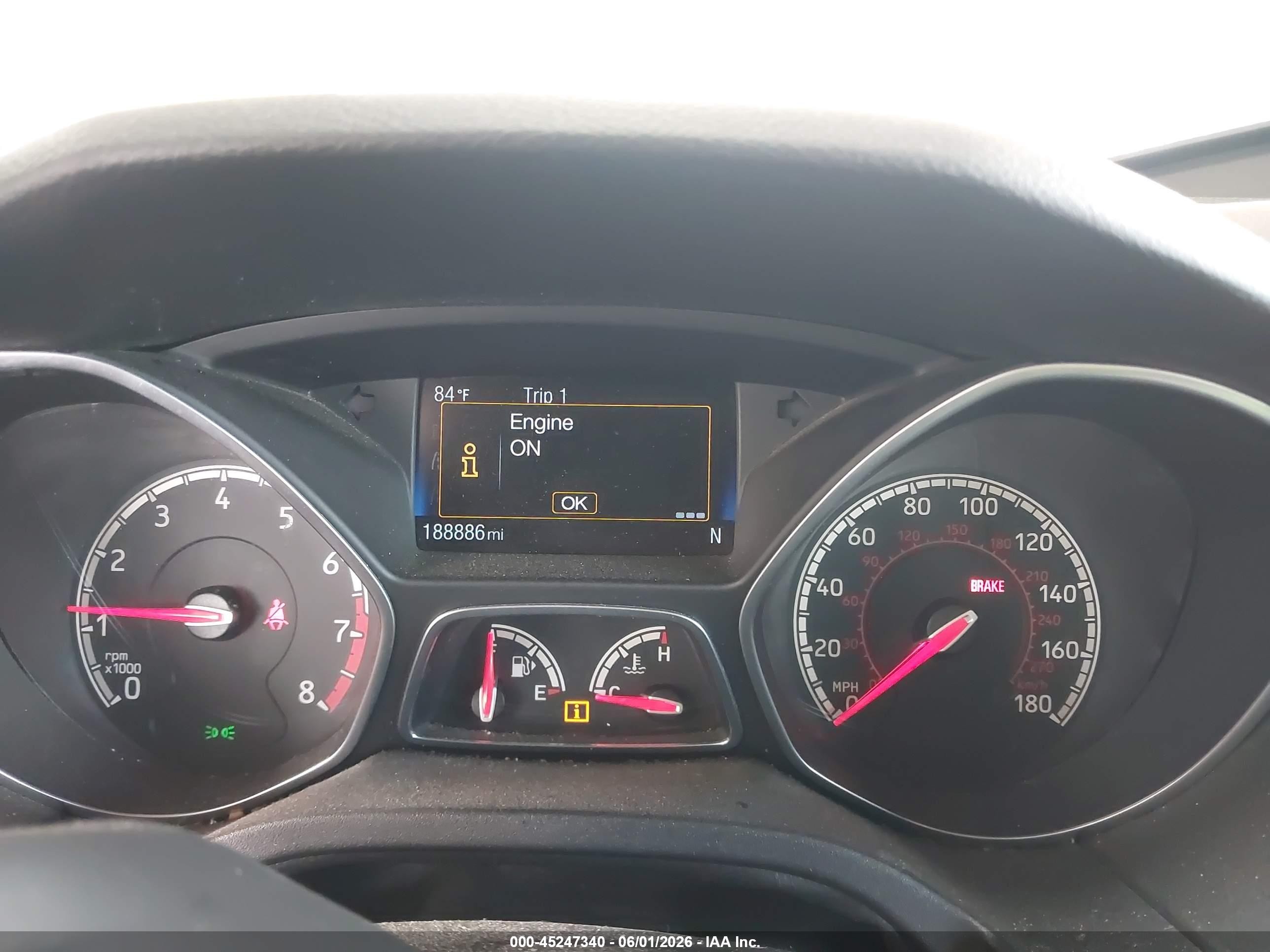 2015 Ford Focus St   Желтый vin: 1FADP3L92FL287220