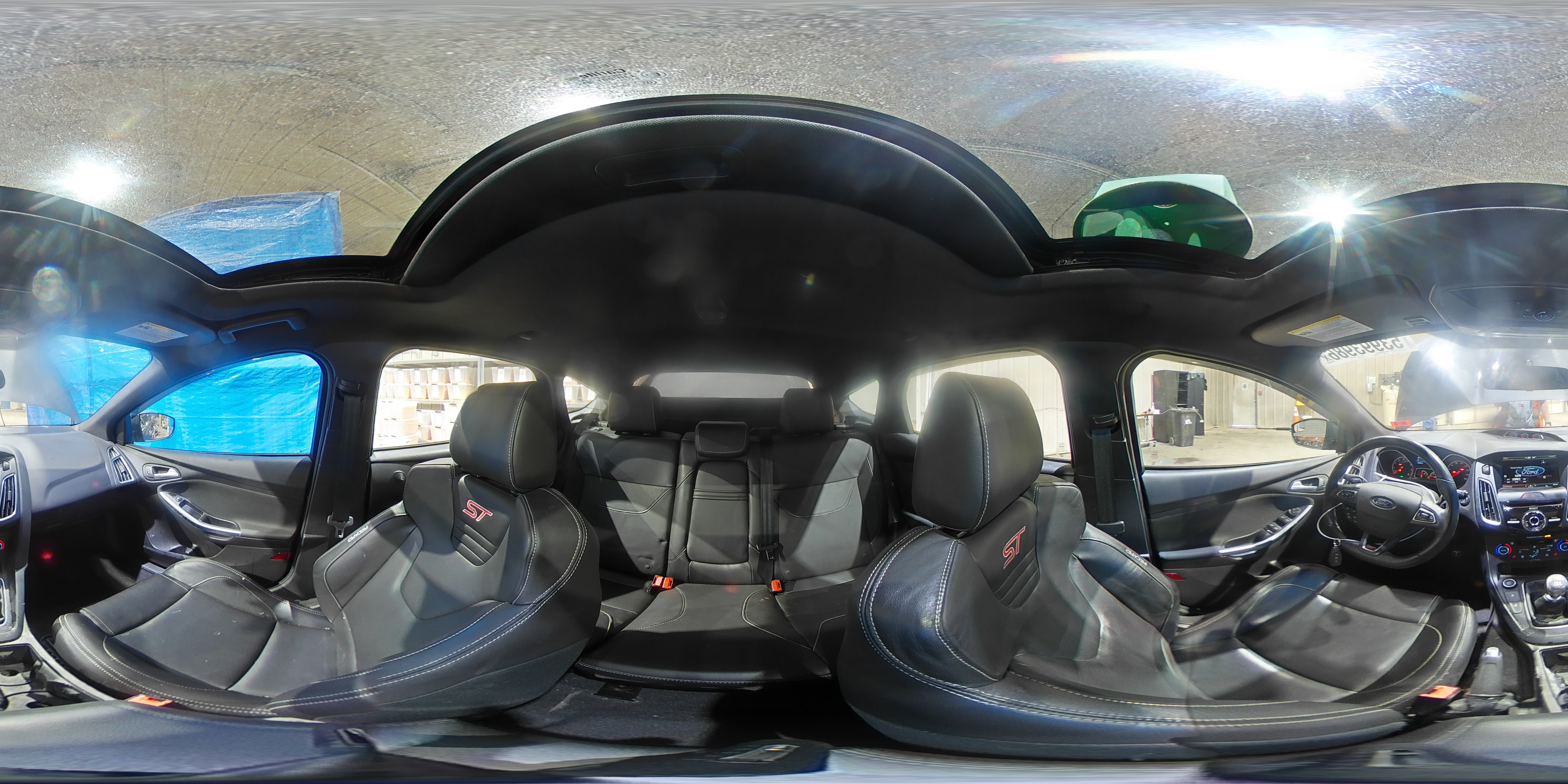 2015 Ford Focus St Gray vin: 1FADP3L92FL353104
