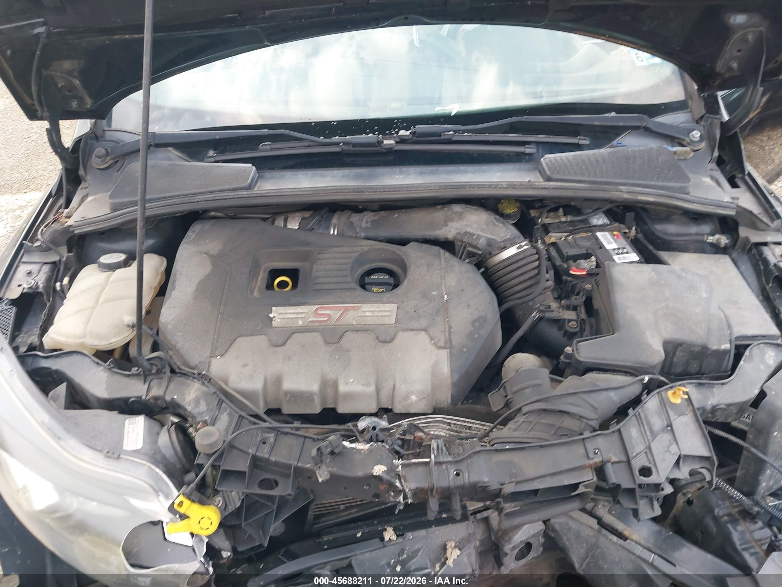 2013 Ford Focus St   Black vin: 1FADP3L93DL185597