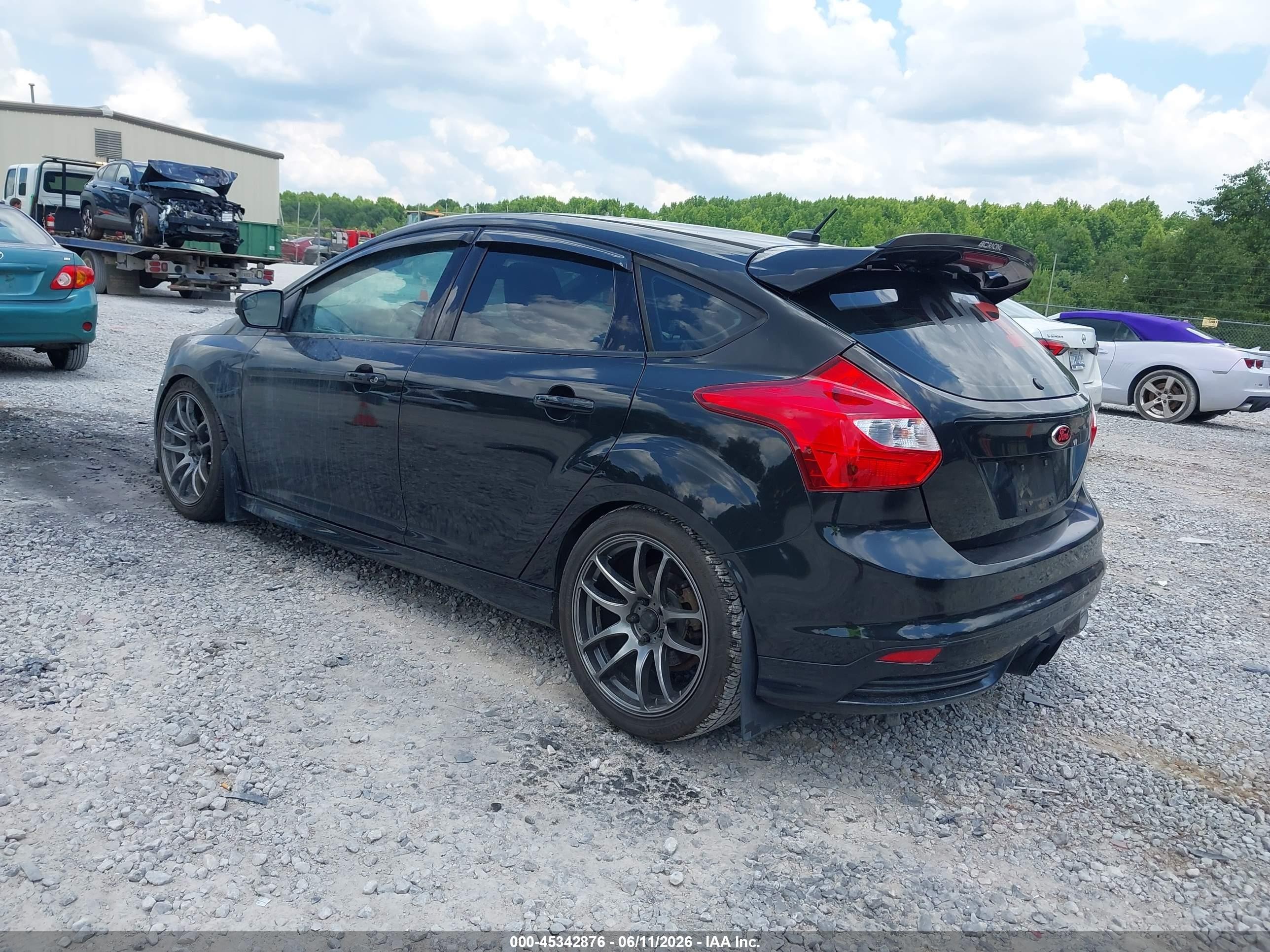 2013 Ford Focus St   Черный vin: 1FADP3L93DL294660