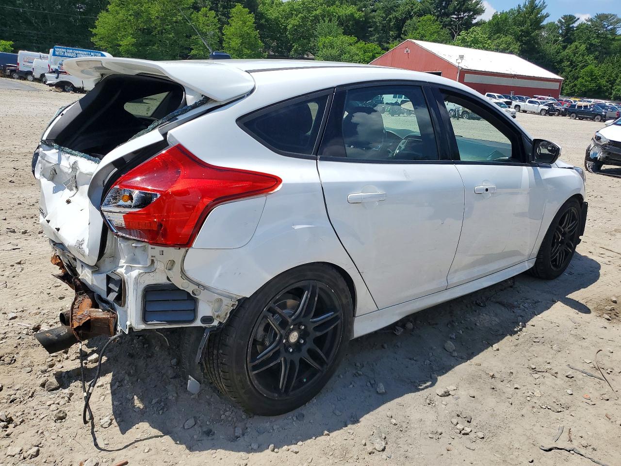 2013 Ford Focus St White vin: 1FADP3L93DL311487