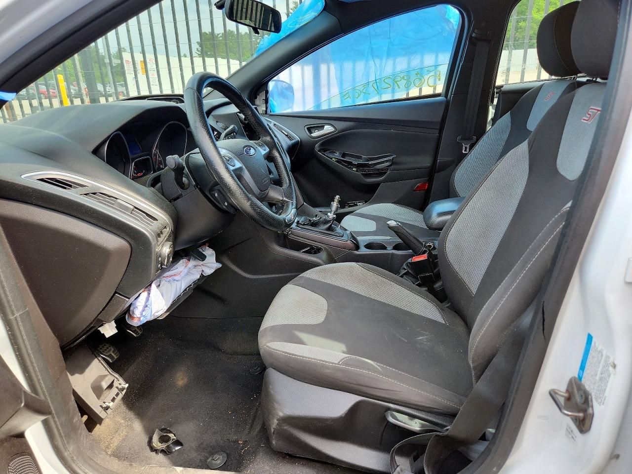 2013 Ford Focus St White vin: 1FADP3L93DL311487